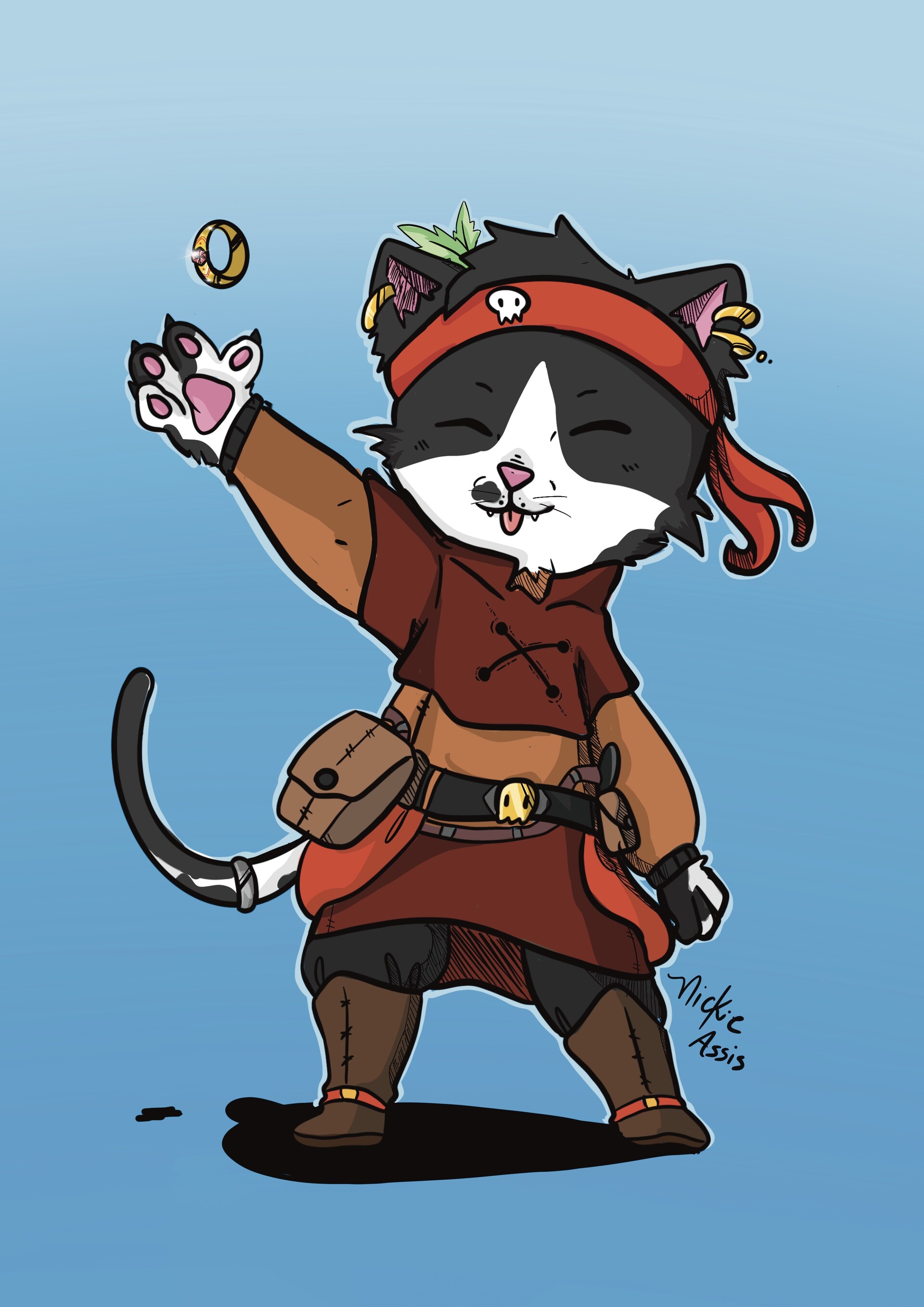 ArtStation - Pirate Kitten