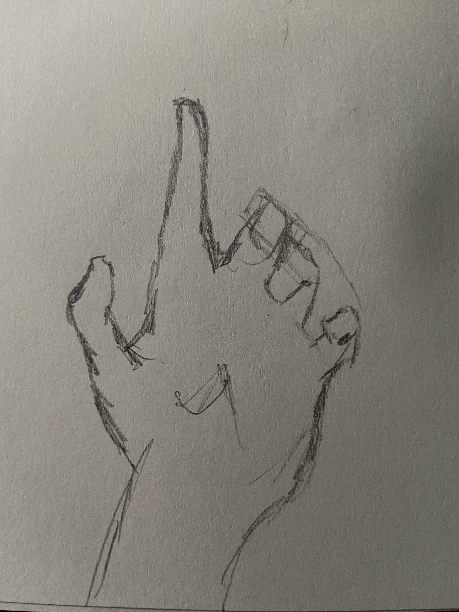 ArtStation - Quick hand study sketch
