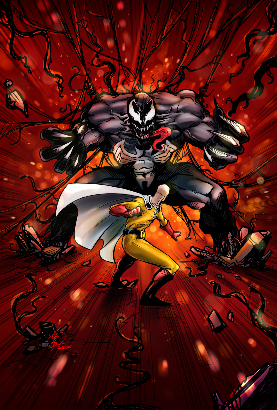 One Punch Man Vs Venom