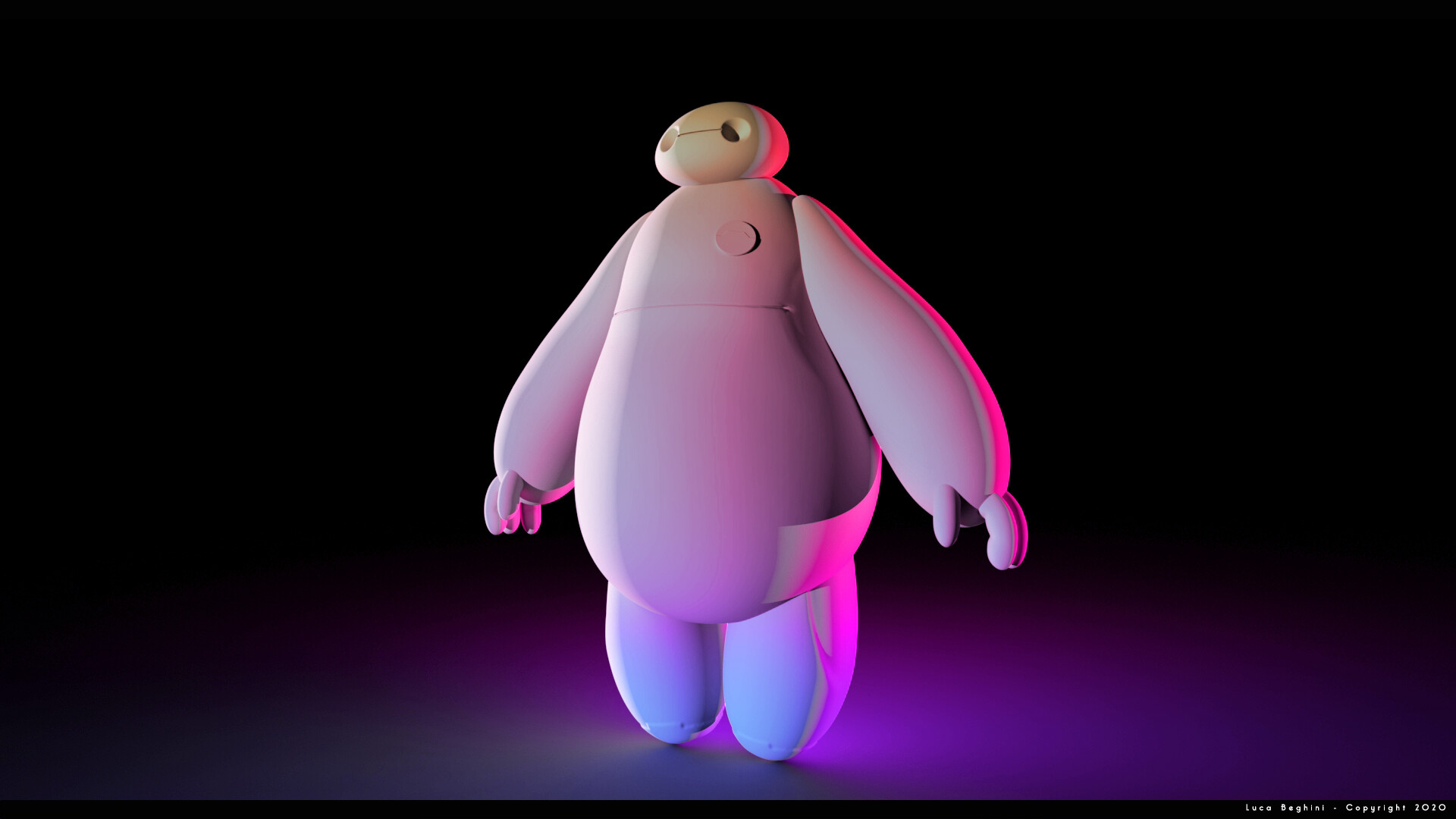 ArtStation Baymax Big hero 6 Pixar Animation Studio FanArt