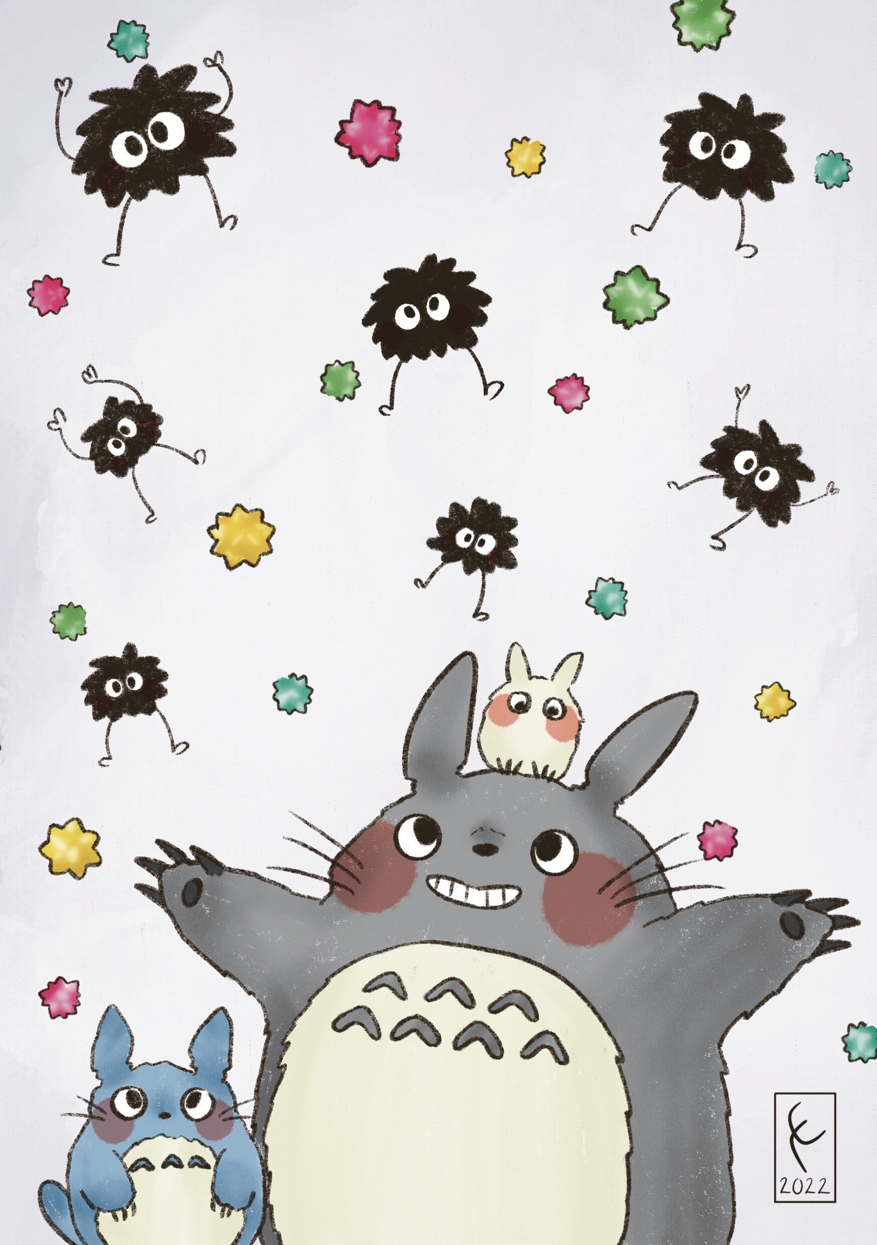 Artstation Totoro Fanart Commission