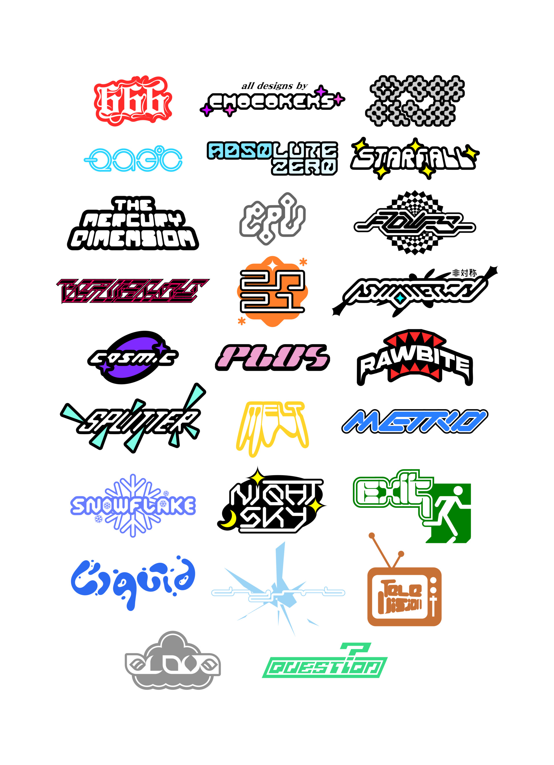 ArtStation - Typography / Logo Recap 2021