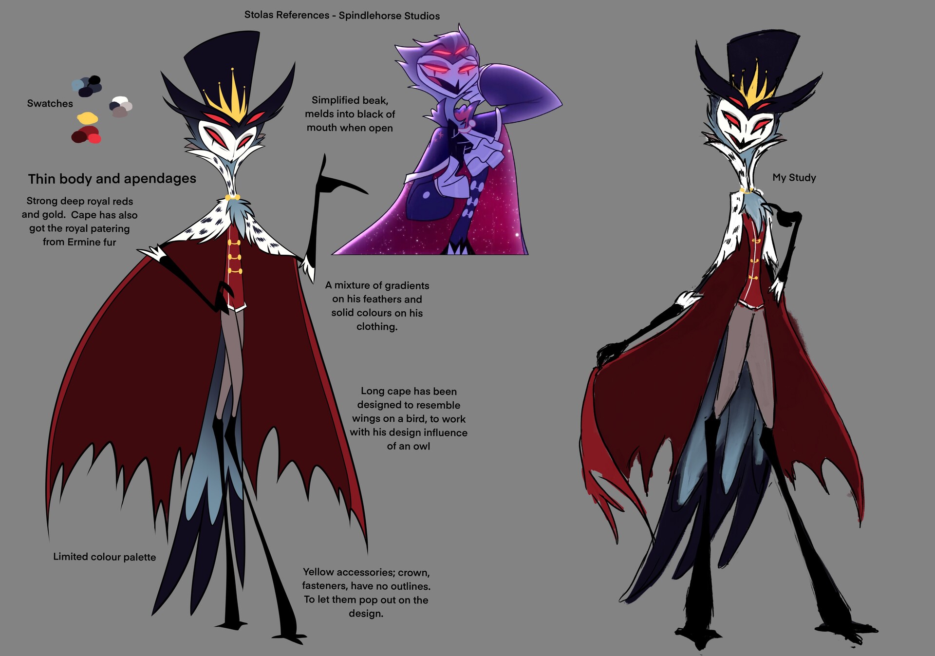 Highland taurus ferthur helluva boss fan character