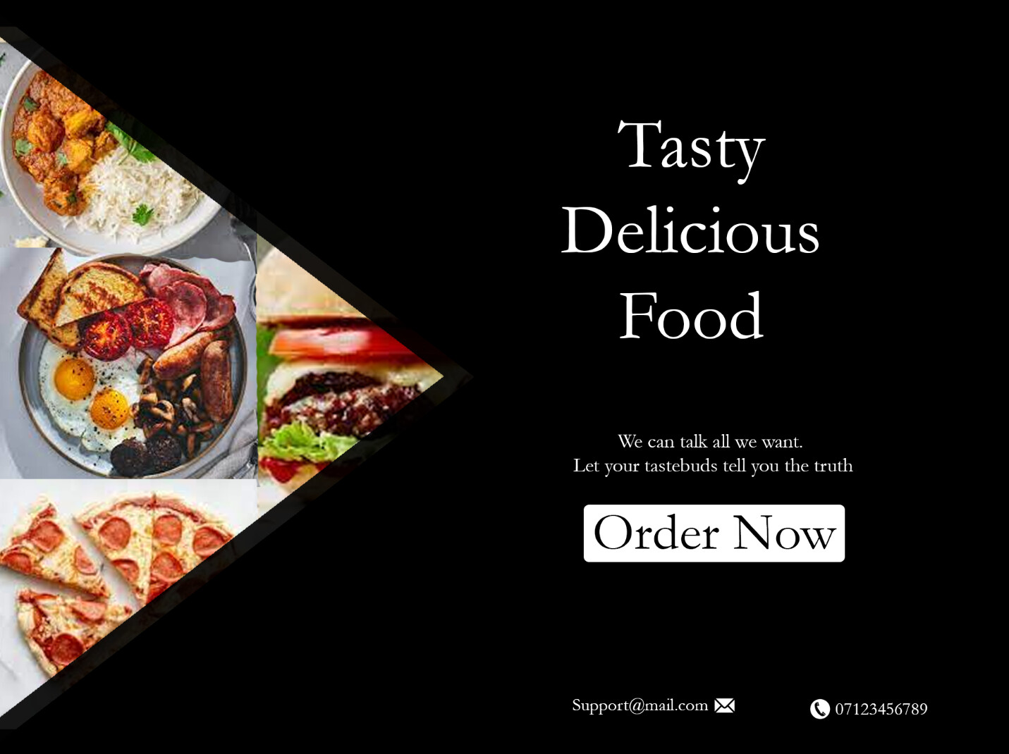 ArtStation Food site Design