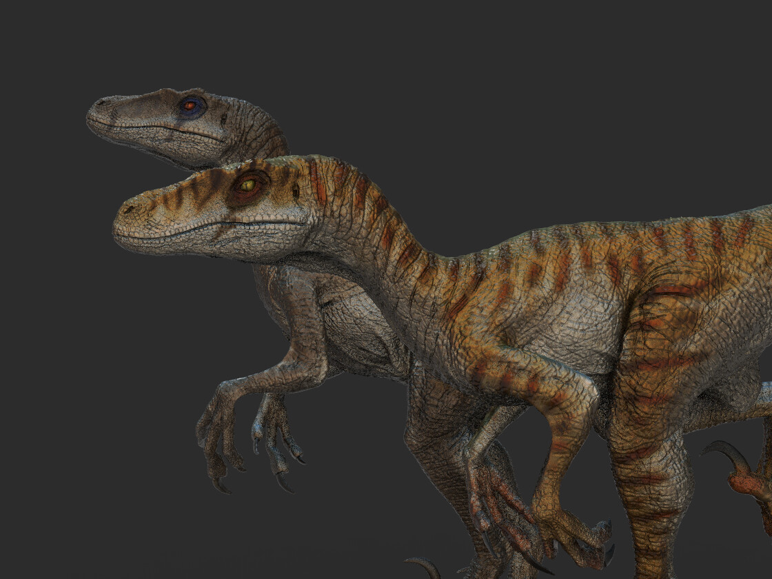 ArtStation - Deinonychus A.