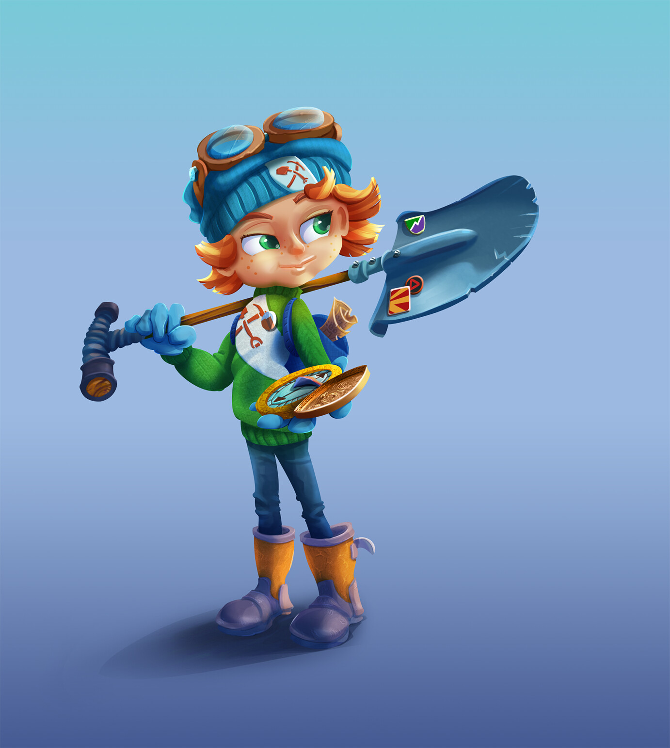 ArtStation Shovel Girl