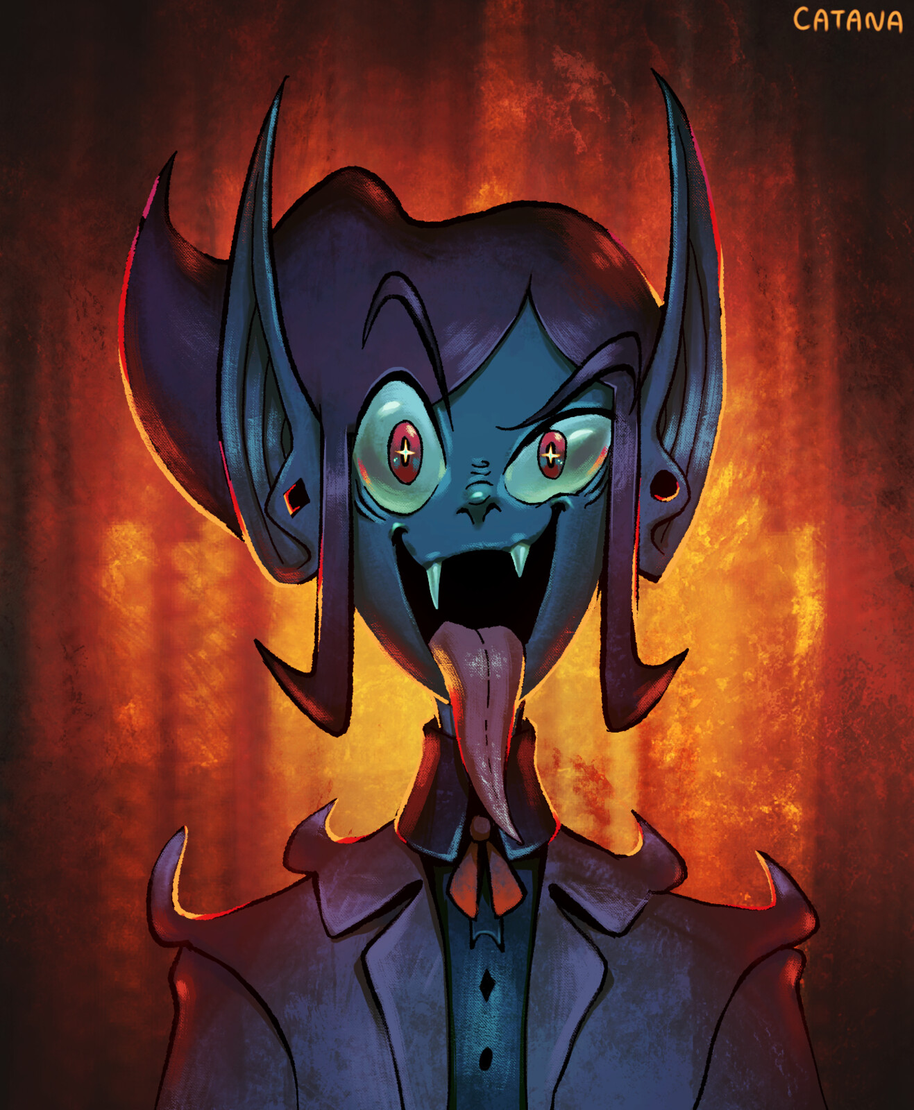 Demon Character Portrait
