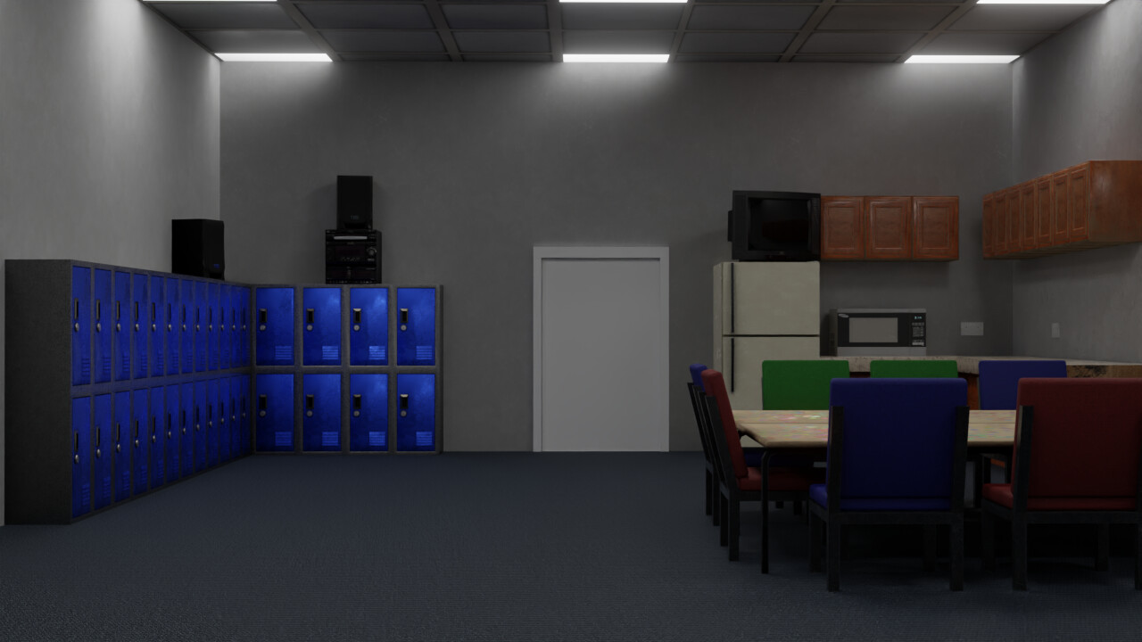 Render 12 - Staff Room Props Addition