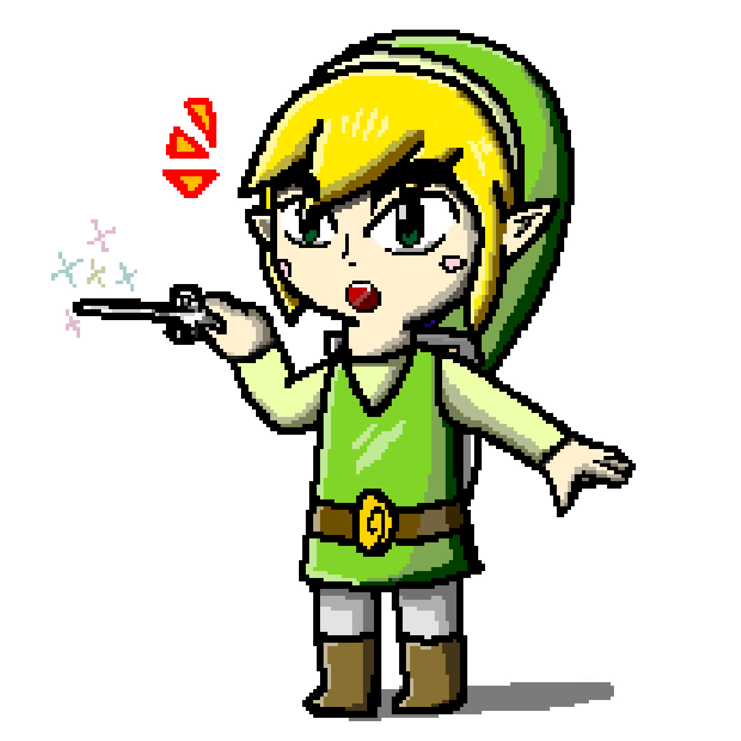 ArtStation - Link from Zelda Pixel Art