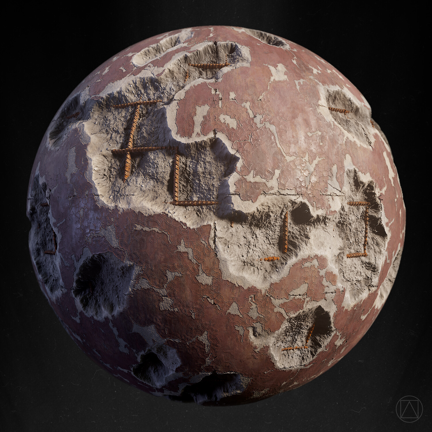 100% Substance Designer, rendered in Marmoset Toolbag 4 with RTX.