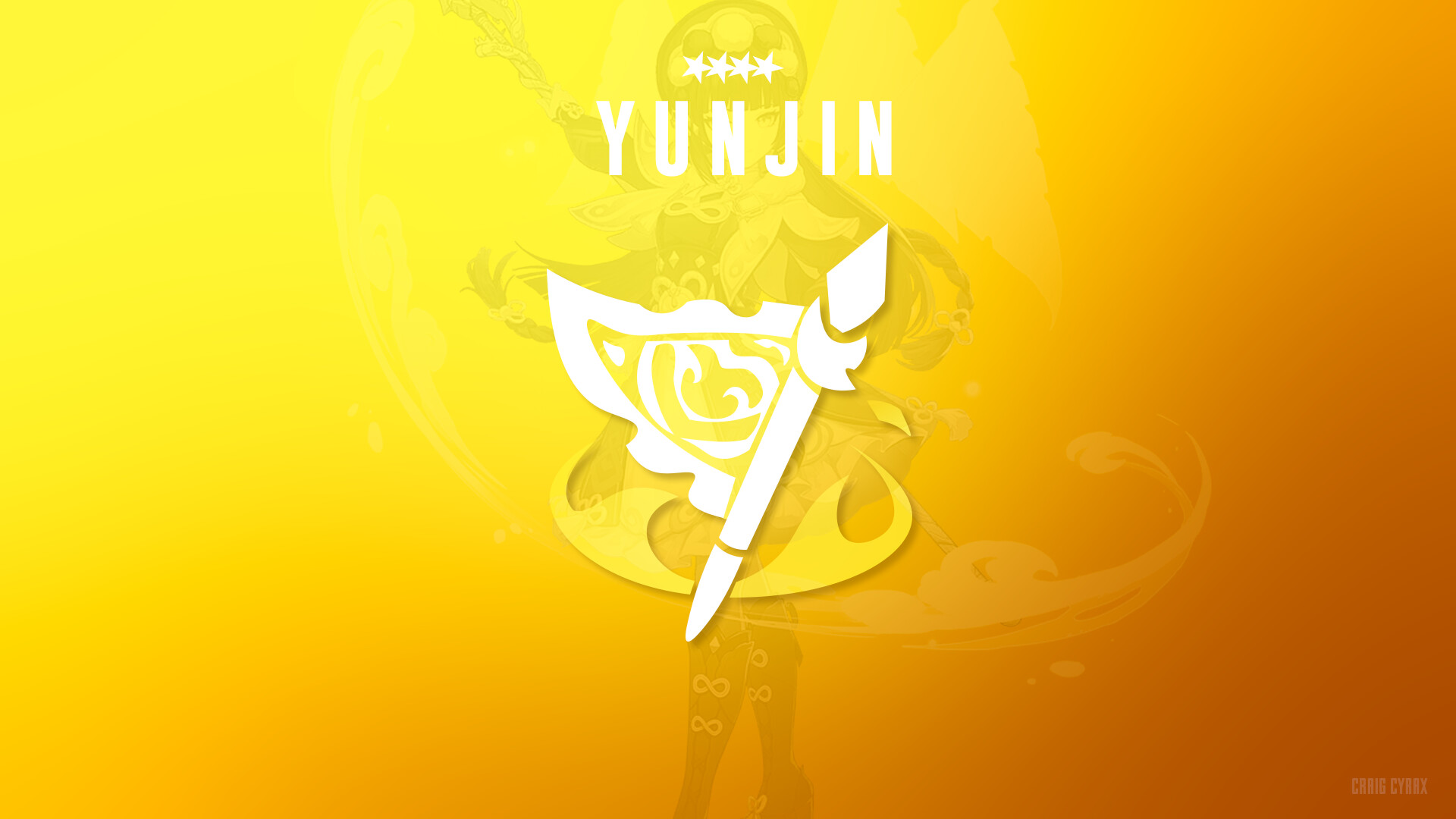 Craig Cyrax - Yunjin Wallpaper set | Genshin Impact