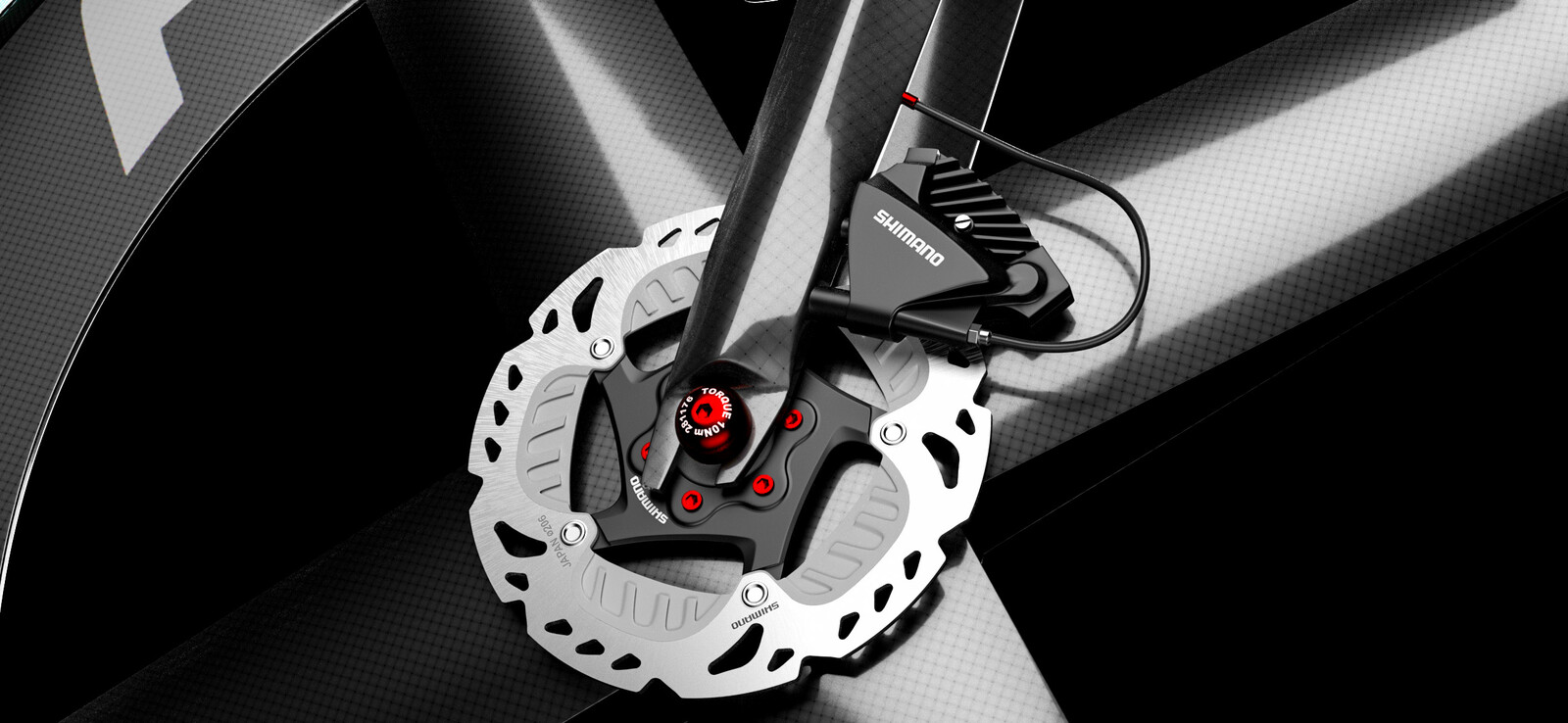 Detail front wheel