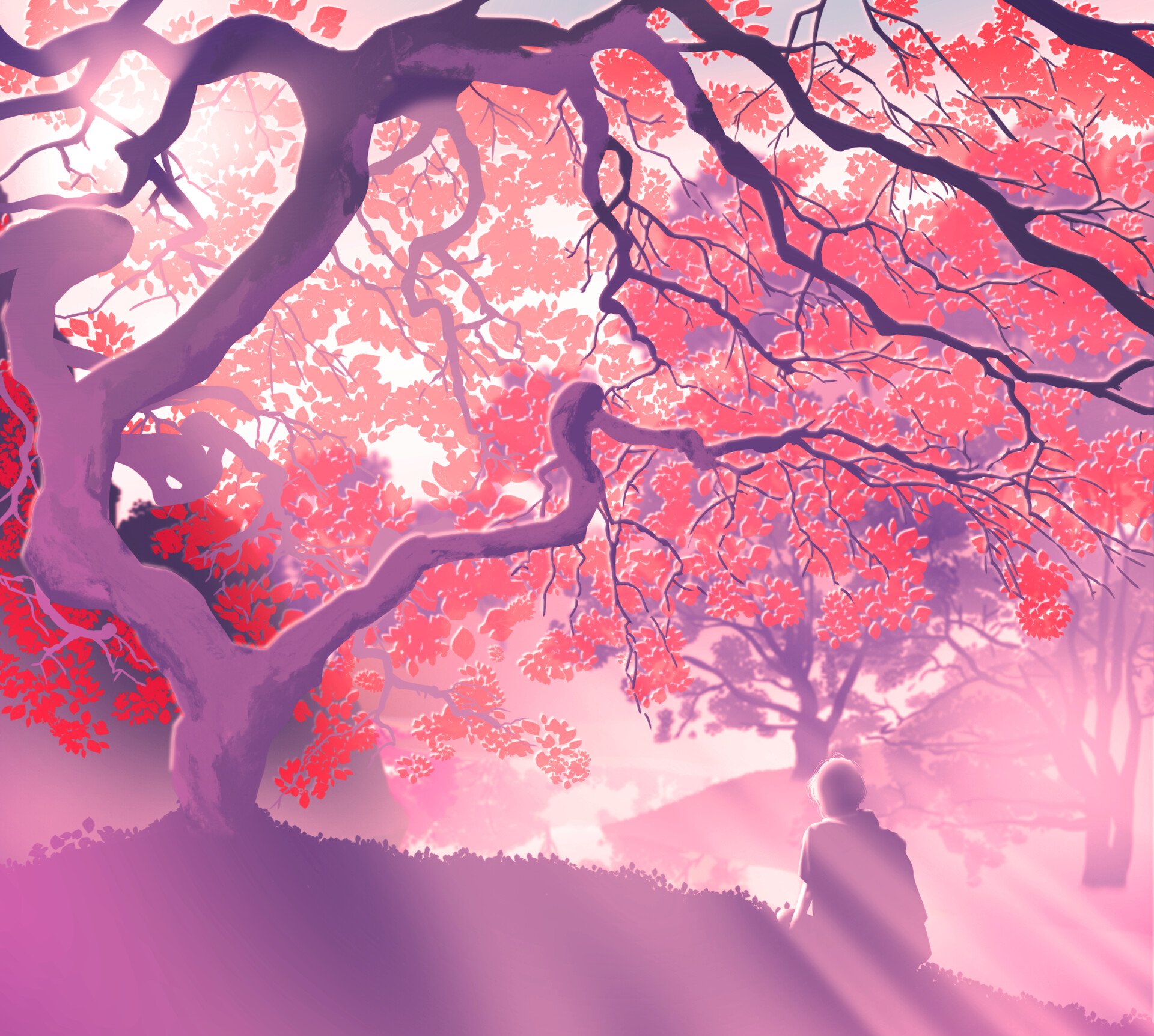 ArtStation Among the trees