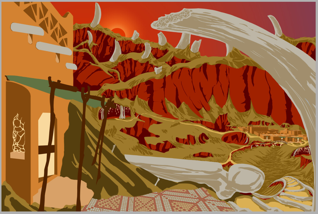 Progress 9 - Dark in bones