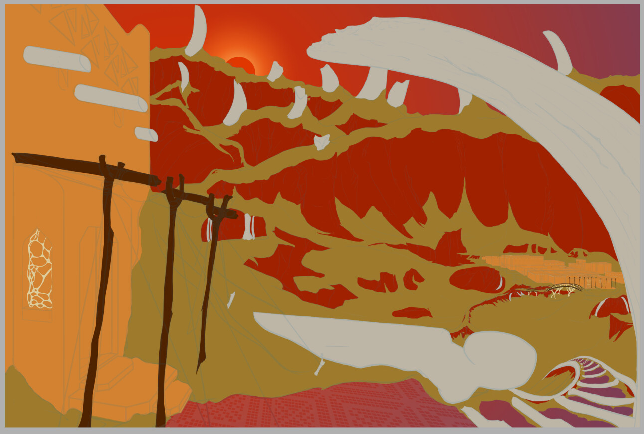 Progress 4 - Colour Blocking