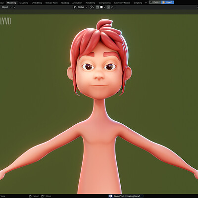 Character Design using ZBrush and Blender - Ricky