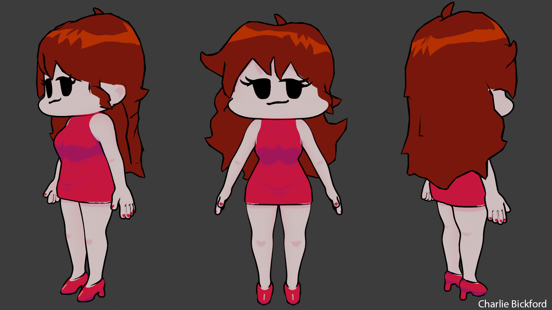 ArtStation Friday Night Funkin' Girlfriend