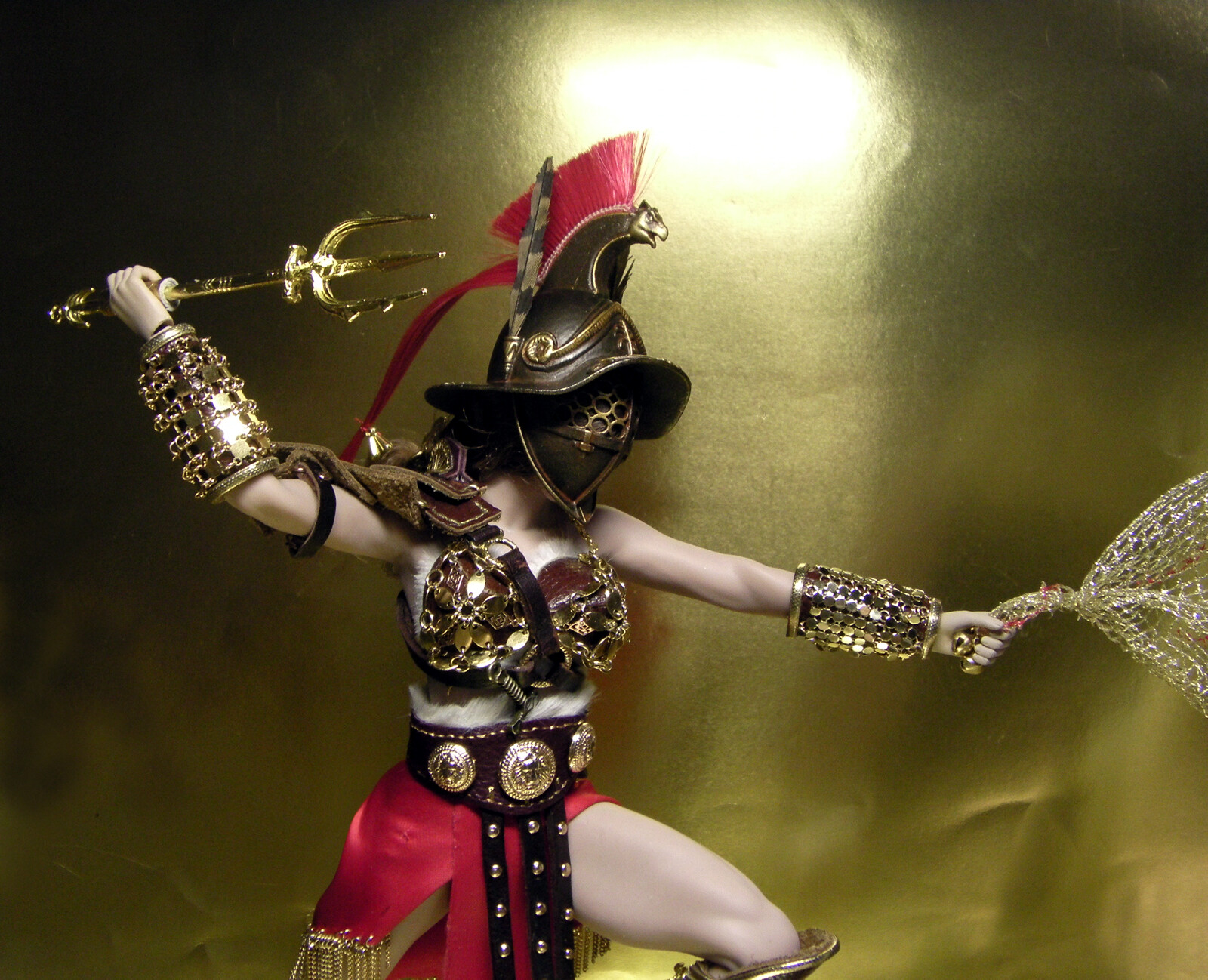 DOLL IN ARMOR - Costume №17 for Phicen doll. Gladiator girl.