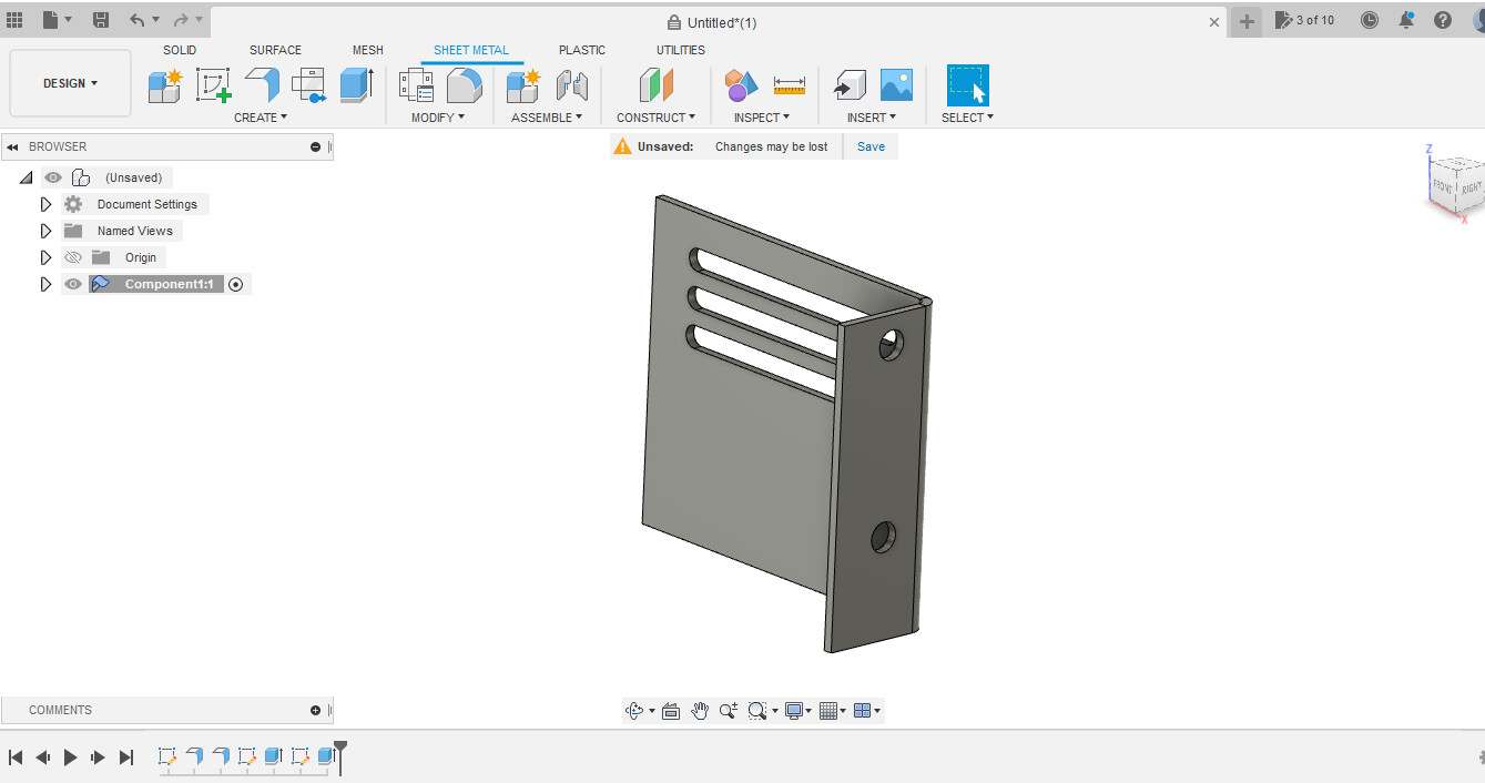 ArtStation Sheet metal in fusion 360