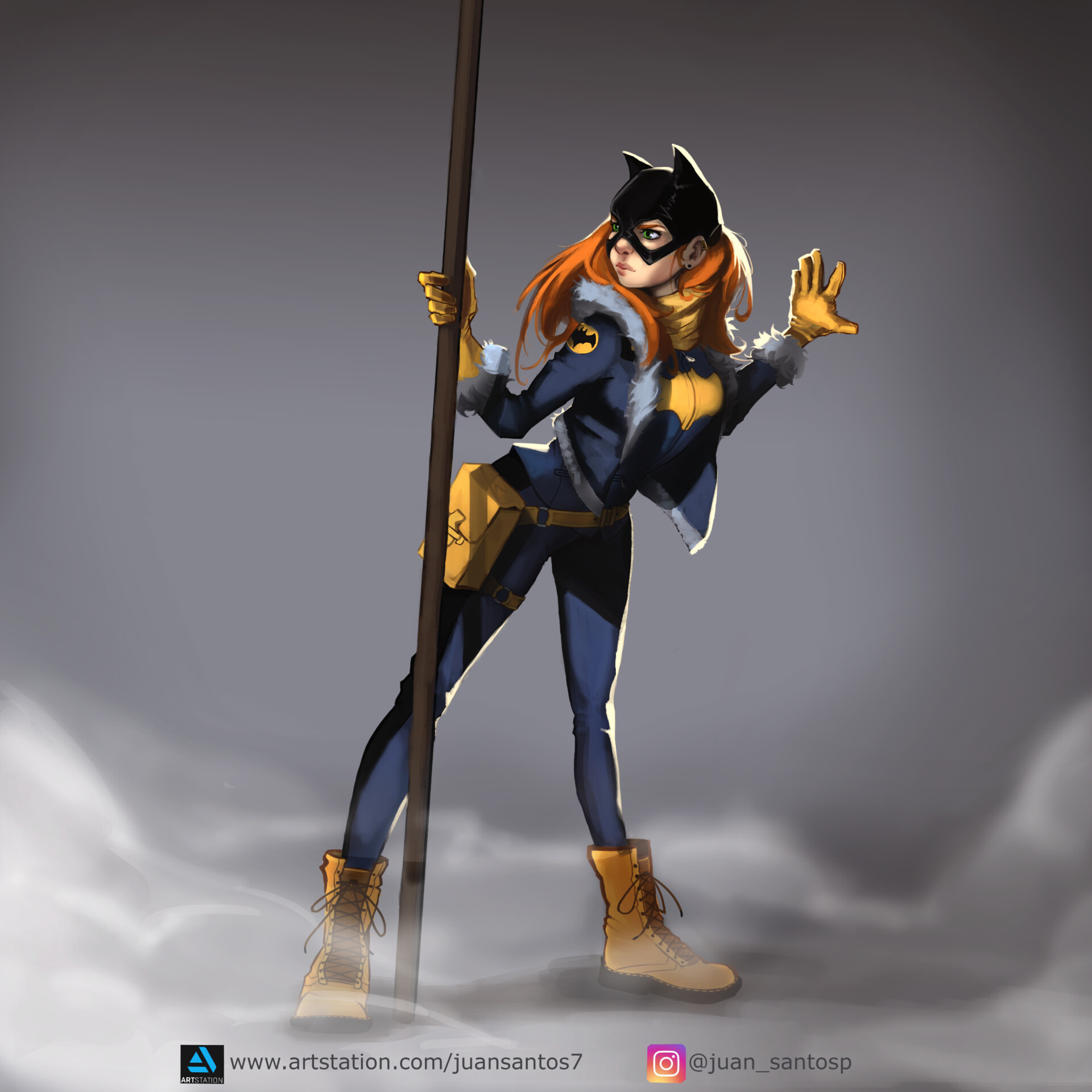 ArtStation batgirl barbara gordon