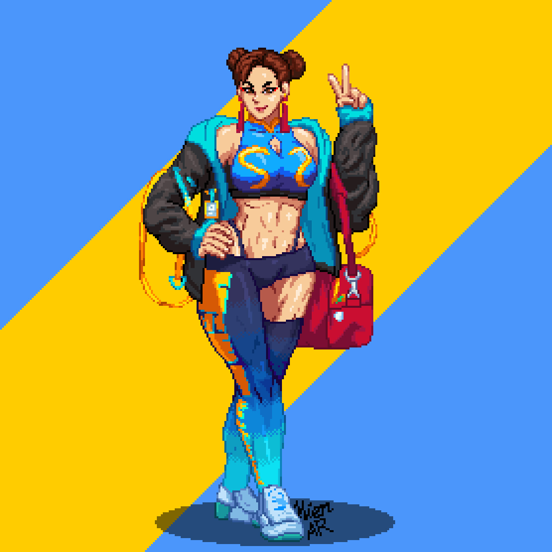 Which of the awesome Street Fighter: Duel street fashion designs