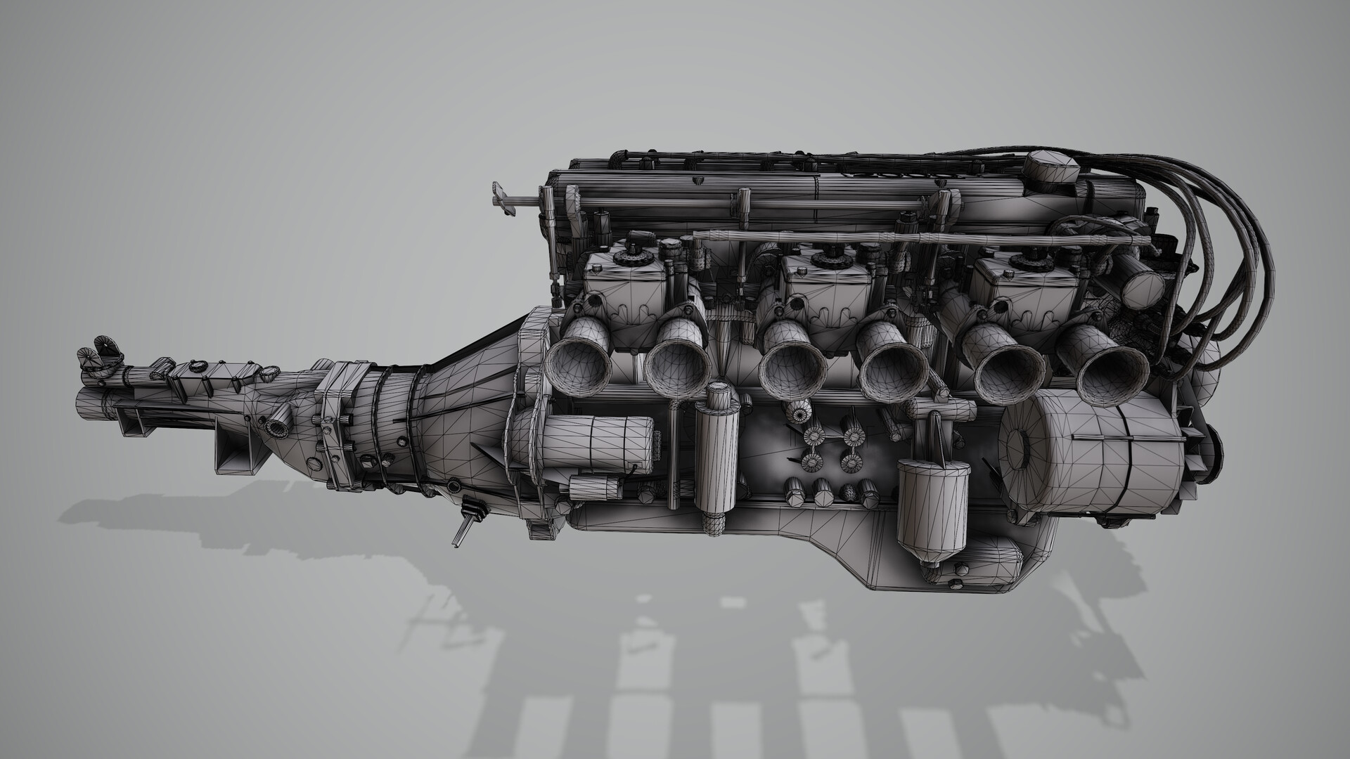 ArtStation - Nissan s20 engine ArtStation - Nissan s20 engine