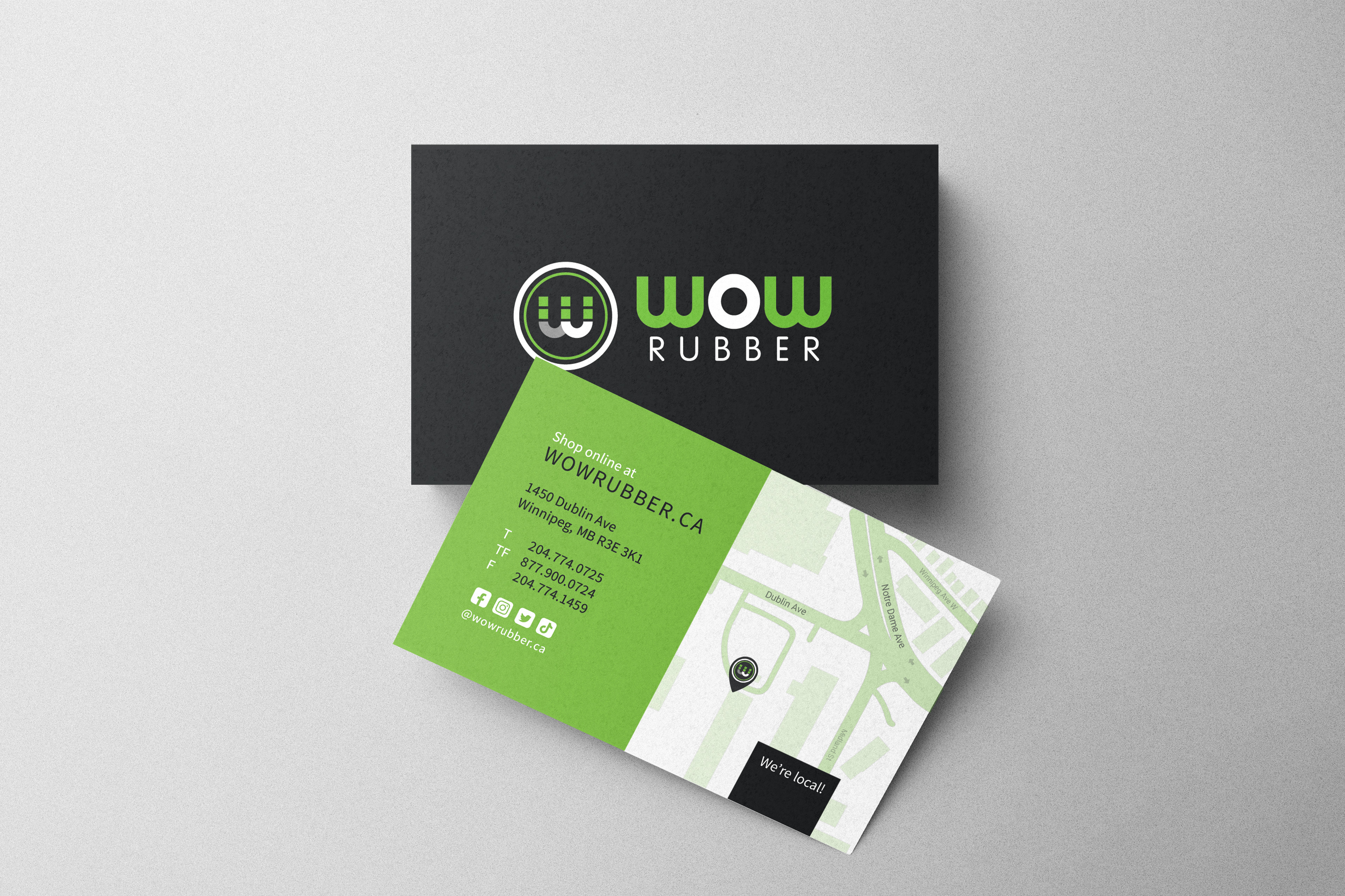 Business cards for the trade show