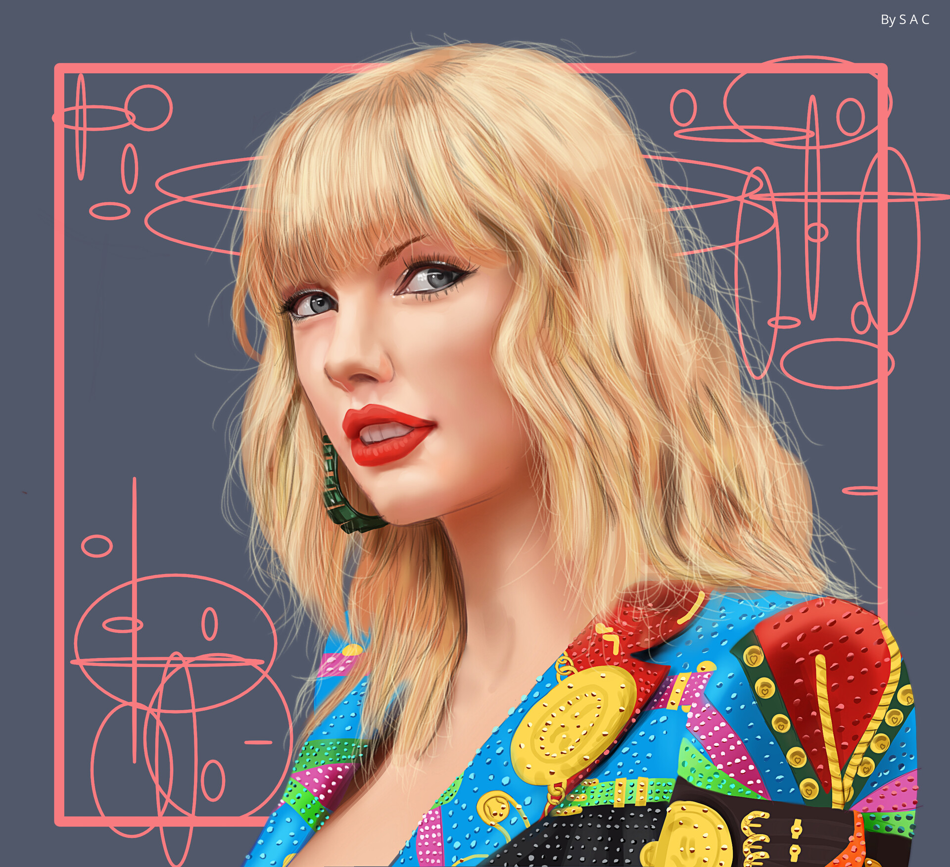 ArtStation - Taylor Swift - My first art using Pen