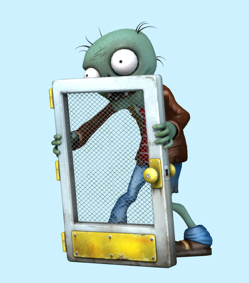 Plants Vs Zombies Screen Door Zombie