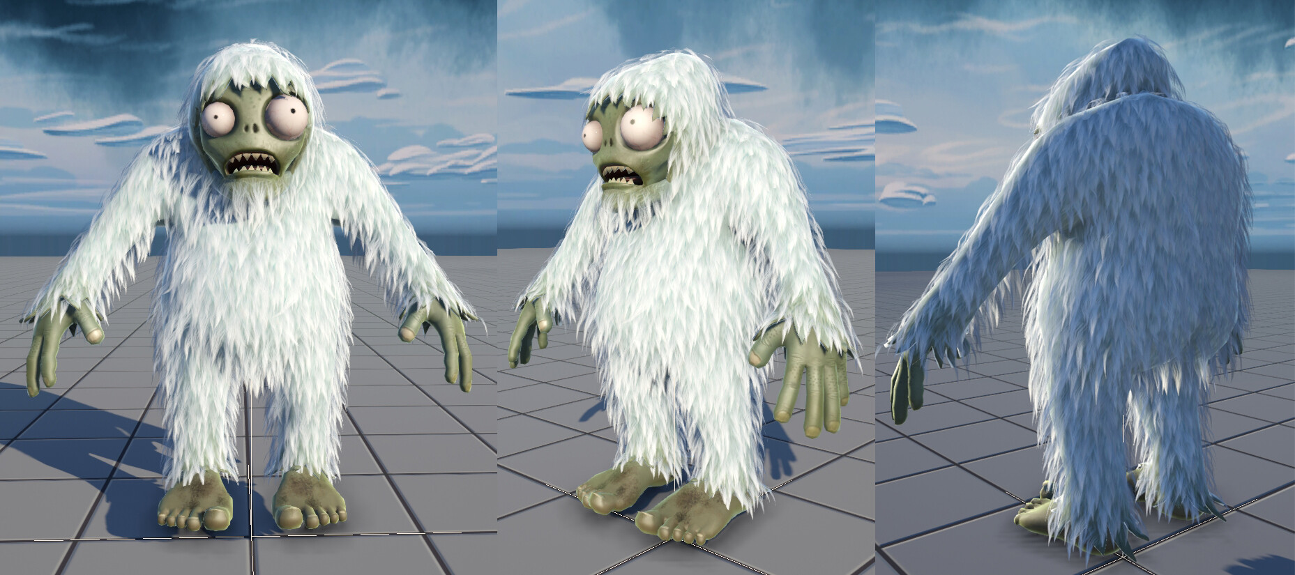 Artstation Pvz Zombie Character Models Artstation Pvz Zombie Character Models