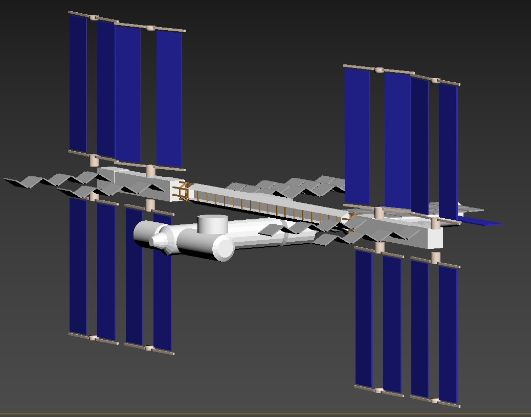 ArtStation Space Station 3D Model