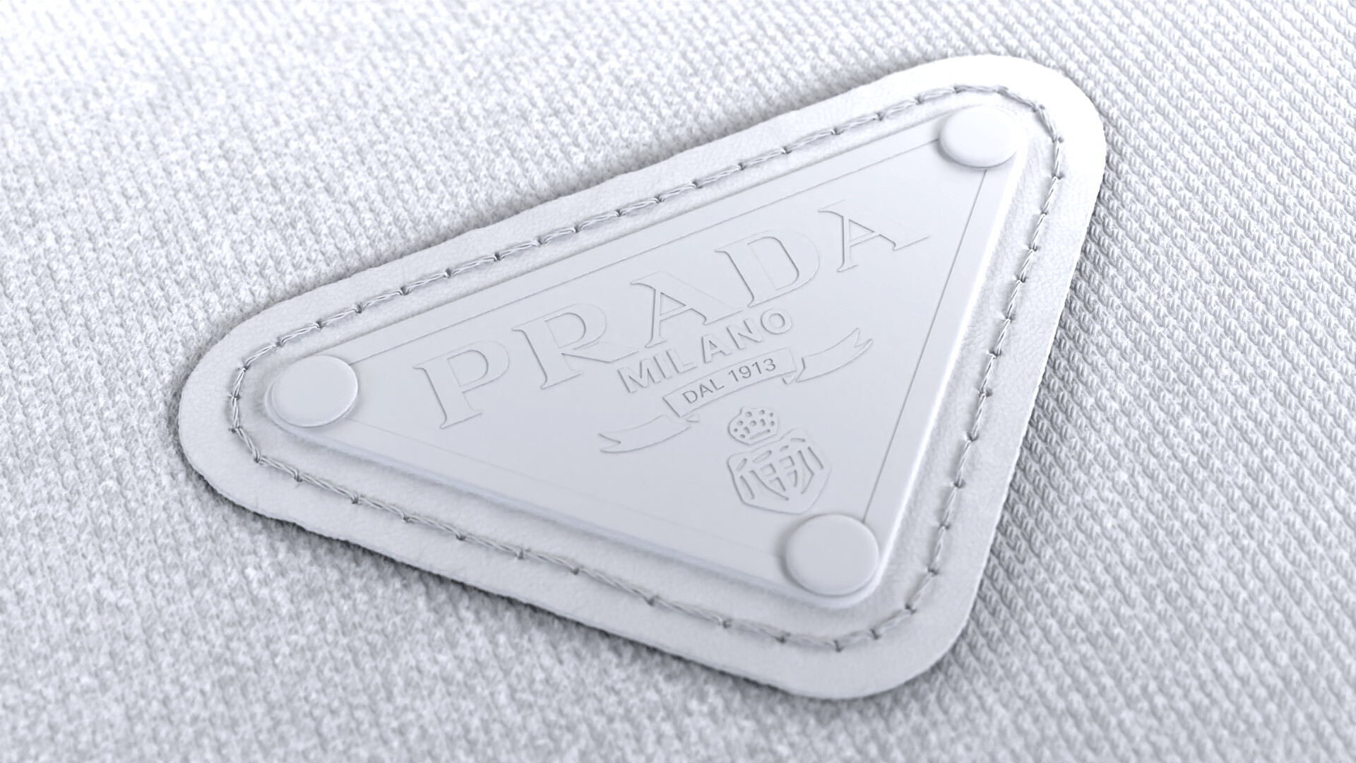 ArtStation - Prada Pocket nylon and brushed leather bag
