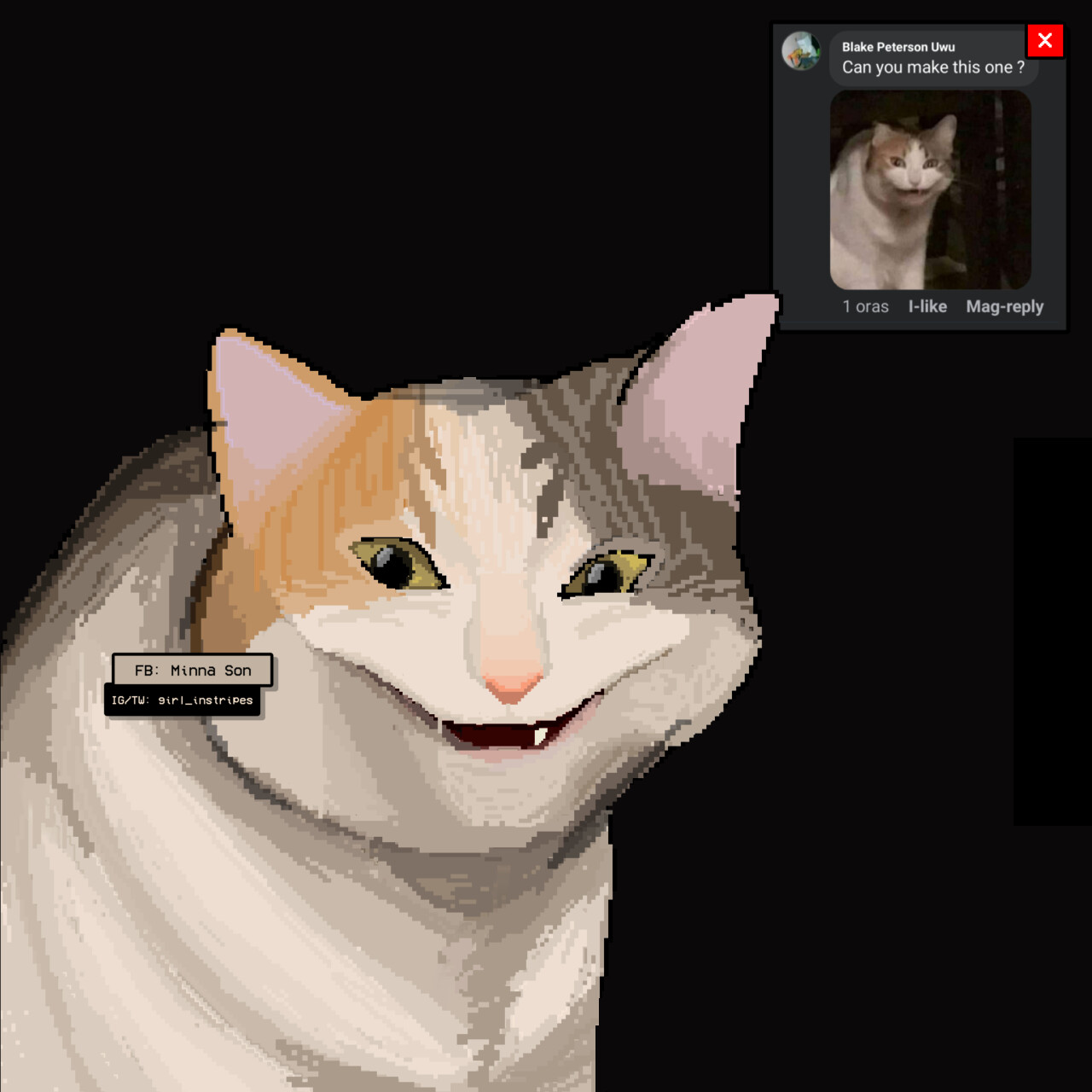 ArtStation - Beluga The Meme Cat Emotes