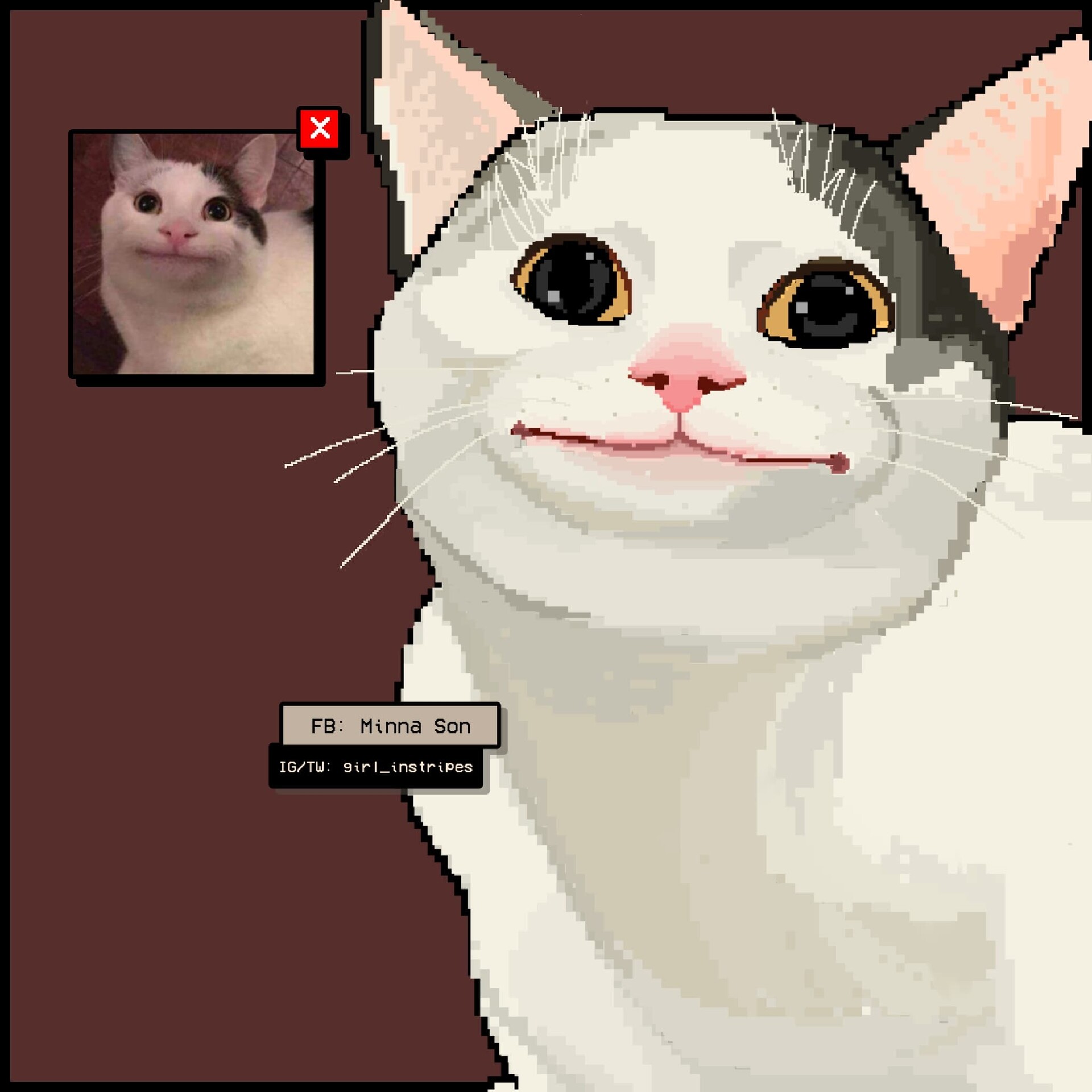 ArtStation - Beluga The Meme Cat Emotes