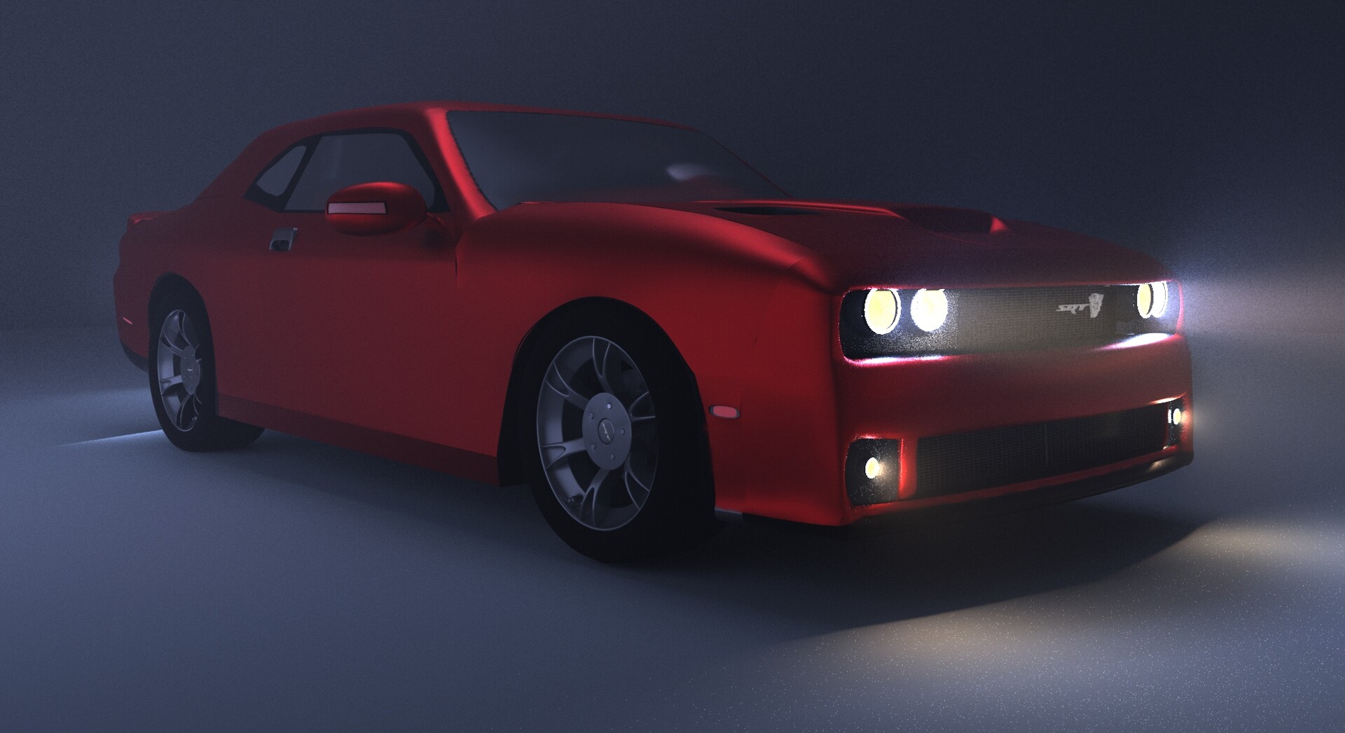 ArtStation - dodge car model