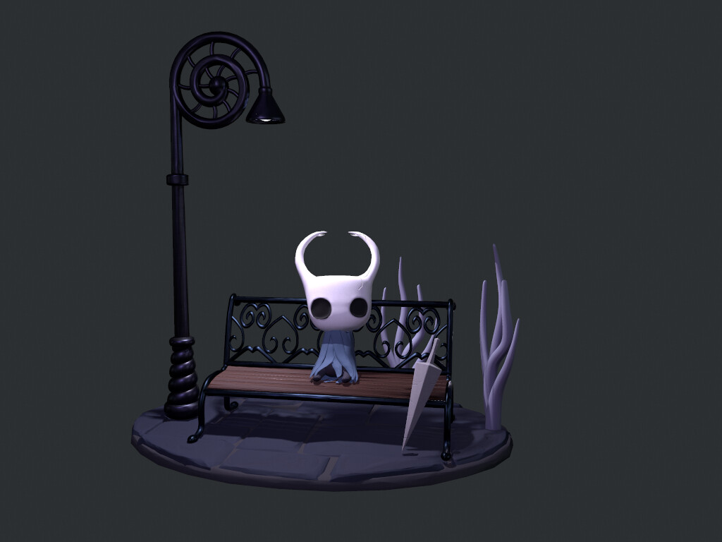 ArtStation Hollow Knight Bench