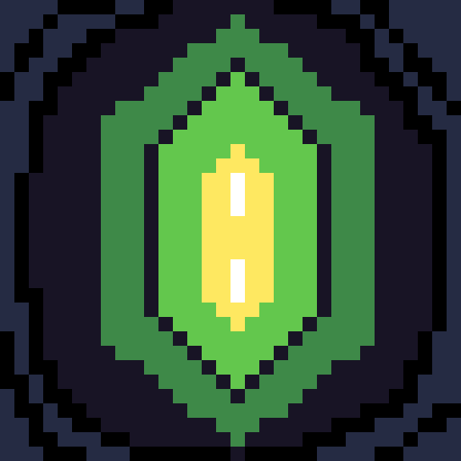 ArtStation Green eye Pixel art (Aseprite)