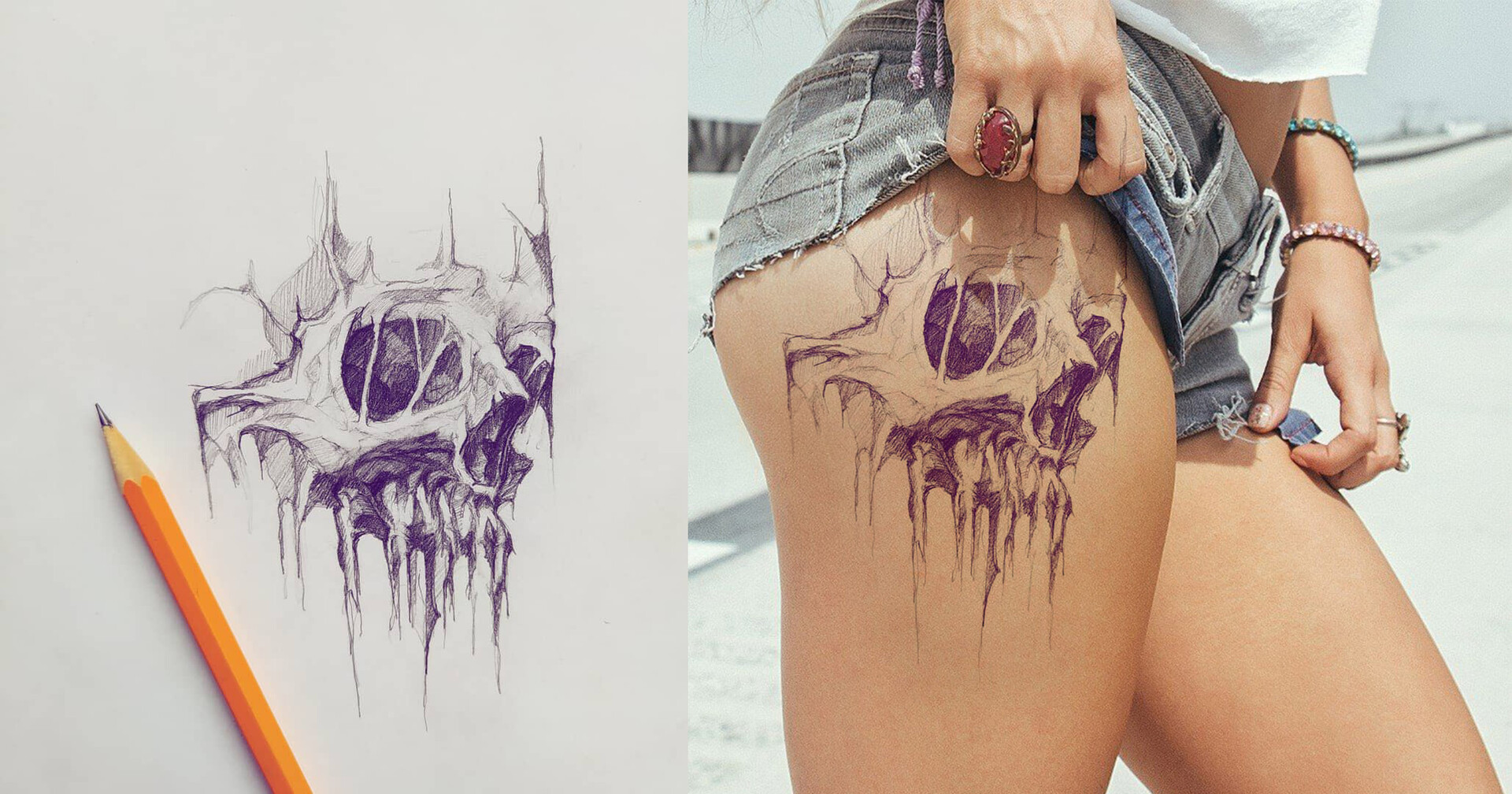60 Pencil Tattoo Designs For Men  Graphite Ink Ideas