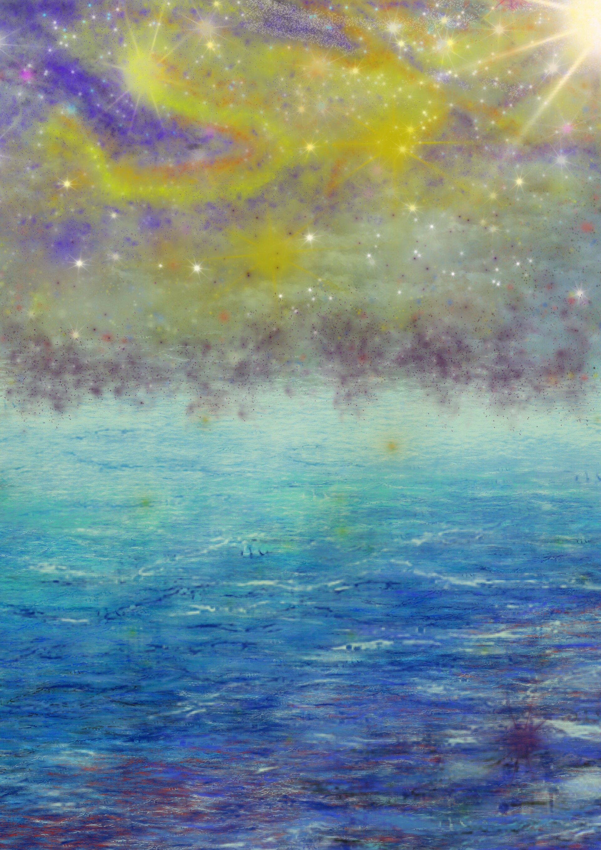 Gil RIDEL (GrandimaJ) - Une mer étoilée (A starry sea)