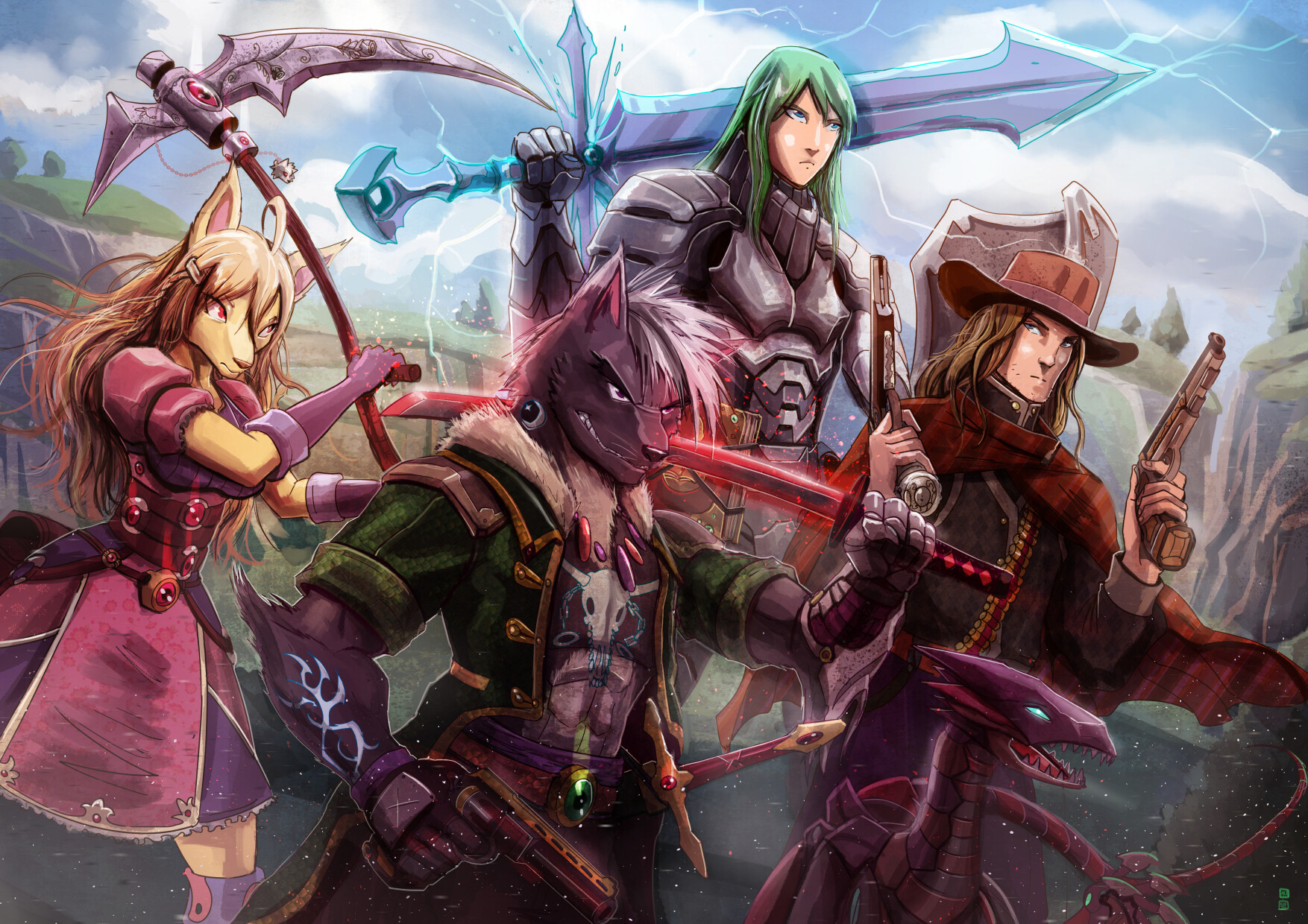 ArtStation RPG Party Tormenta