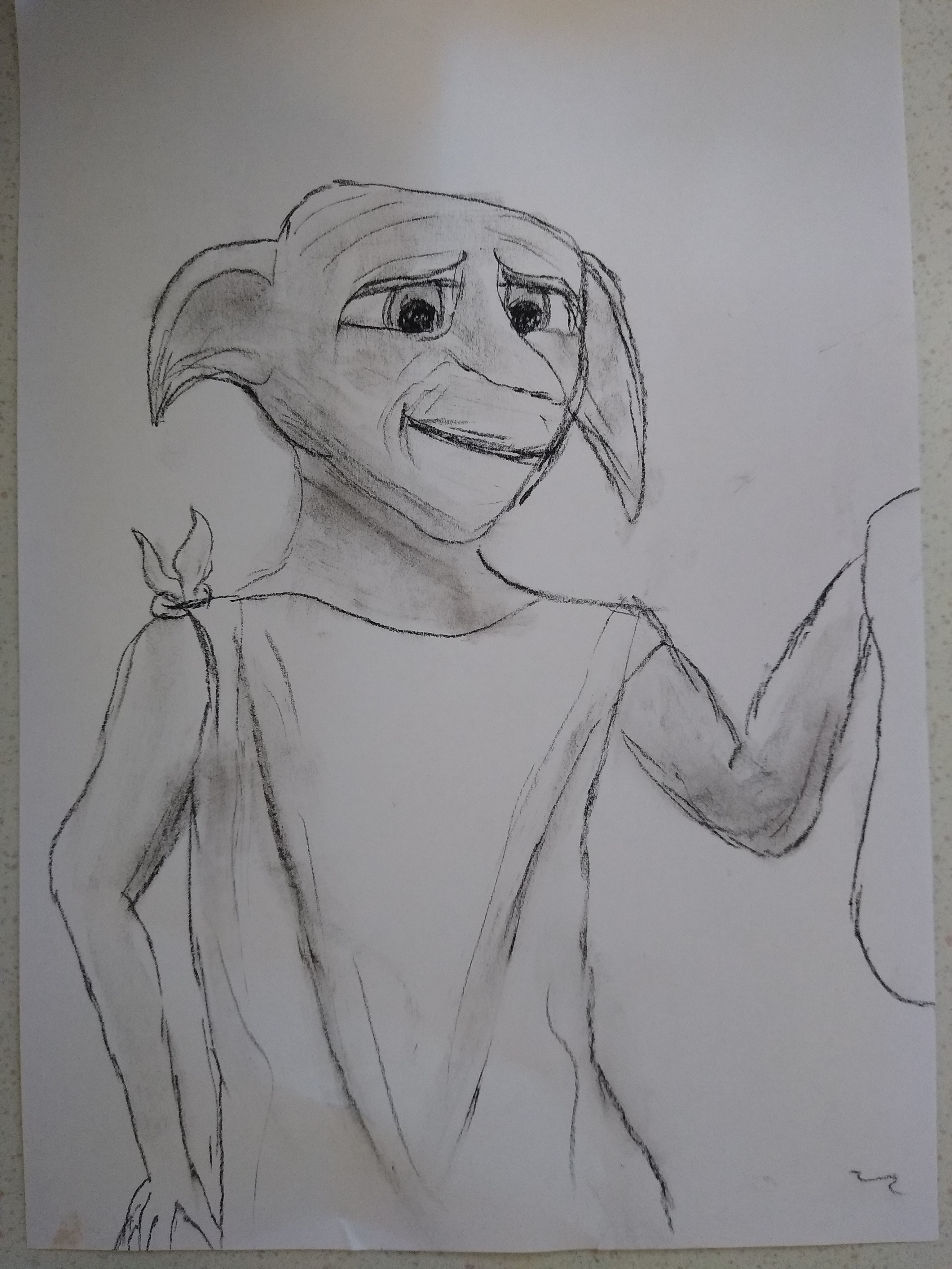 Drawing Dobby from Harry Potter - YouTube