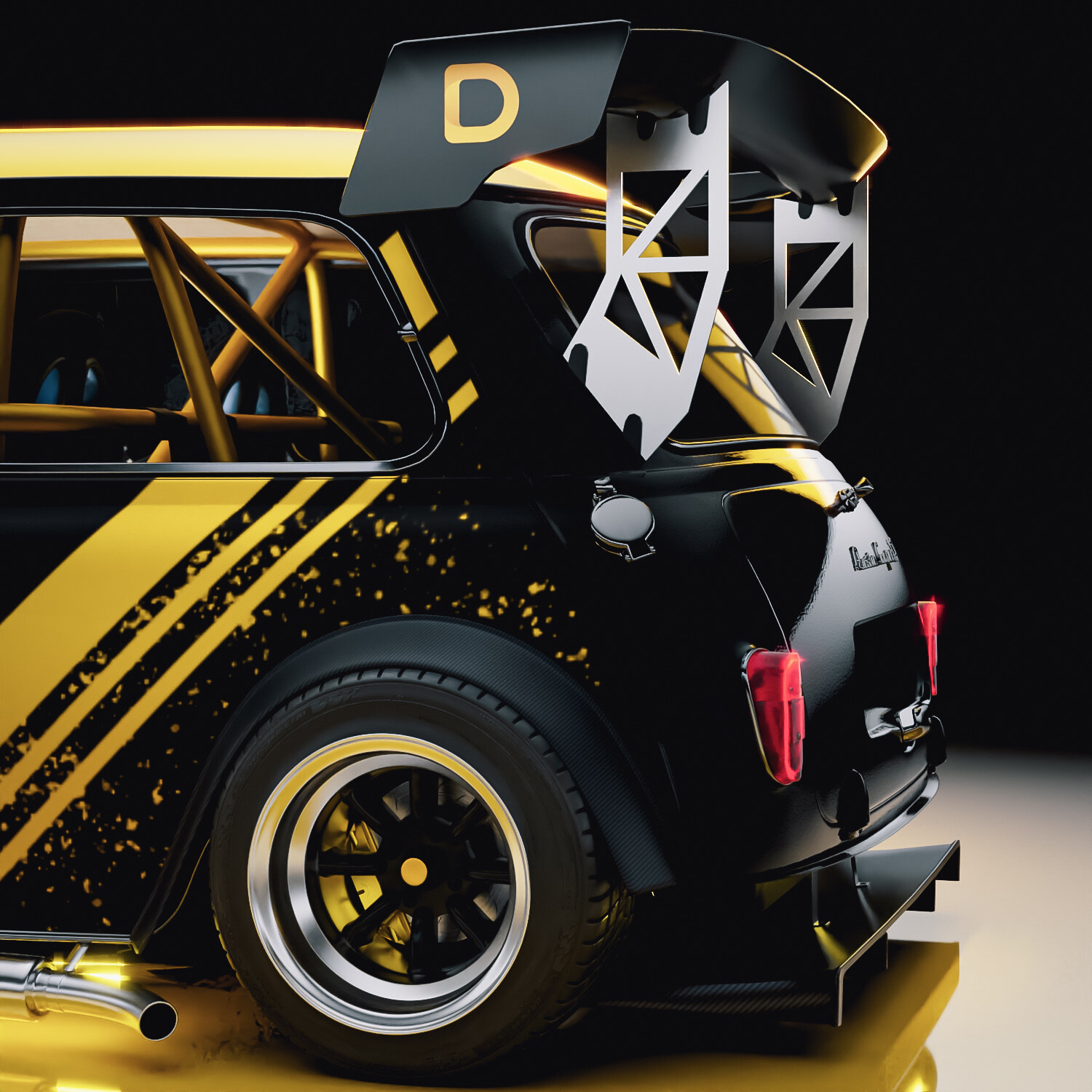 Classic mini spoiler top