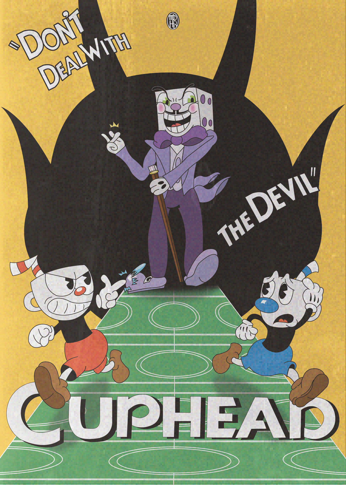 I made this poster for people trying to beat King Dice. : r/Cuphead