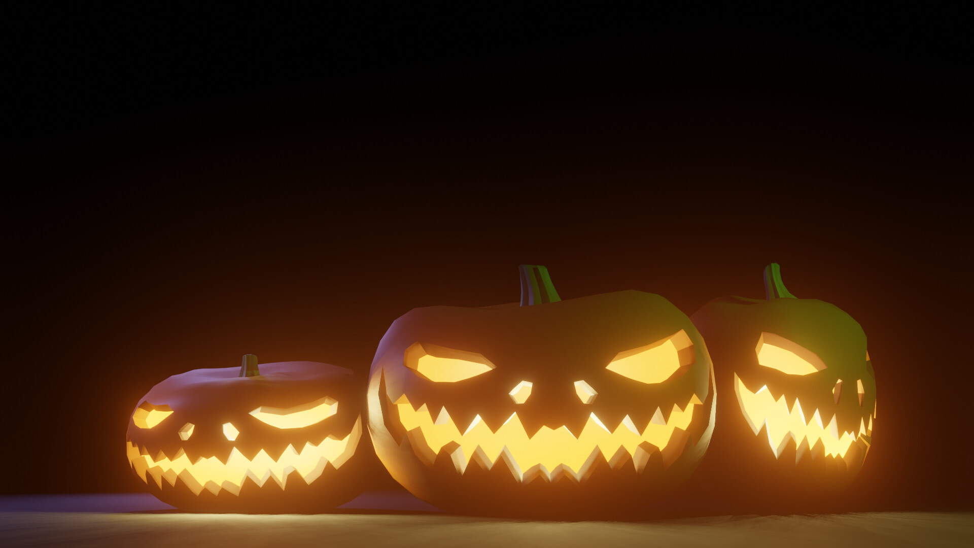ArtStation - Spooky Pumpkins