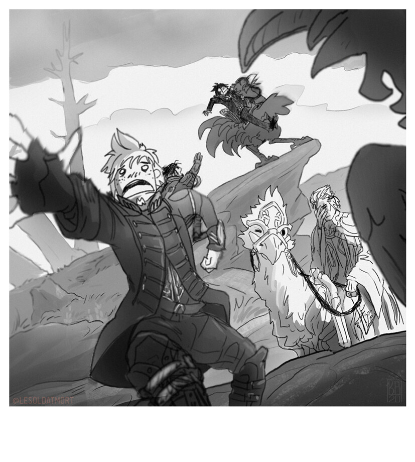 illustration for additional book "Crownsguard Chronicles"