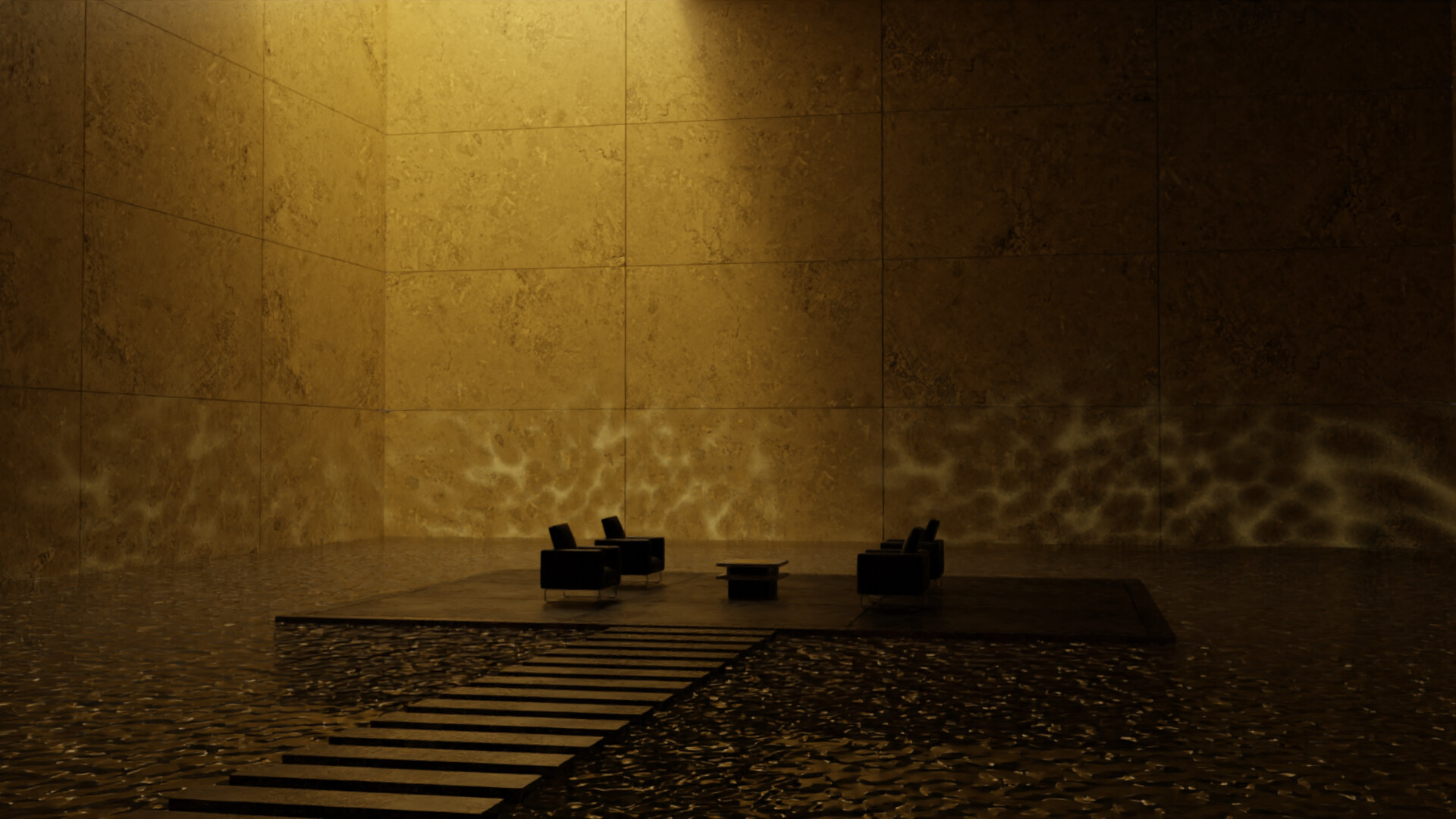 ArtStation Blade RunnerNiander Wallace Room