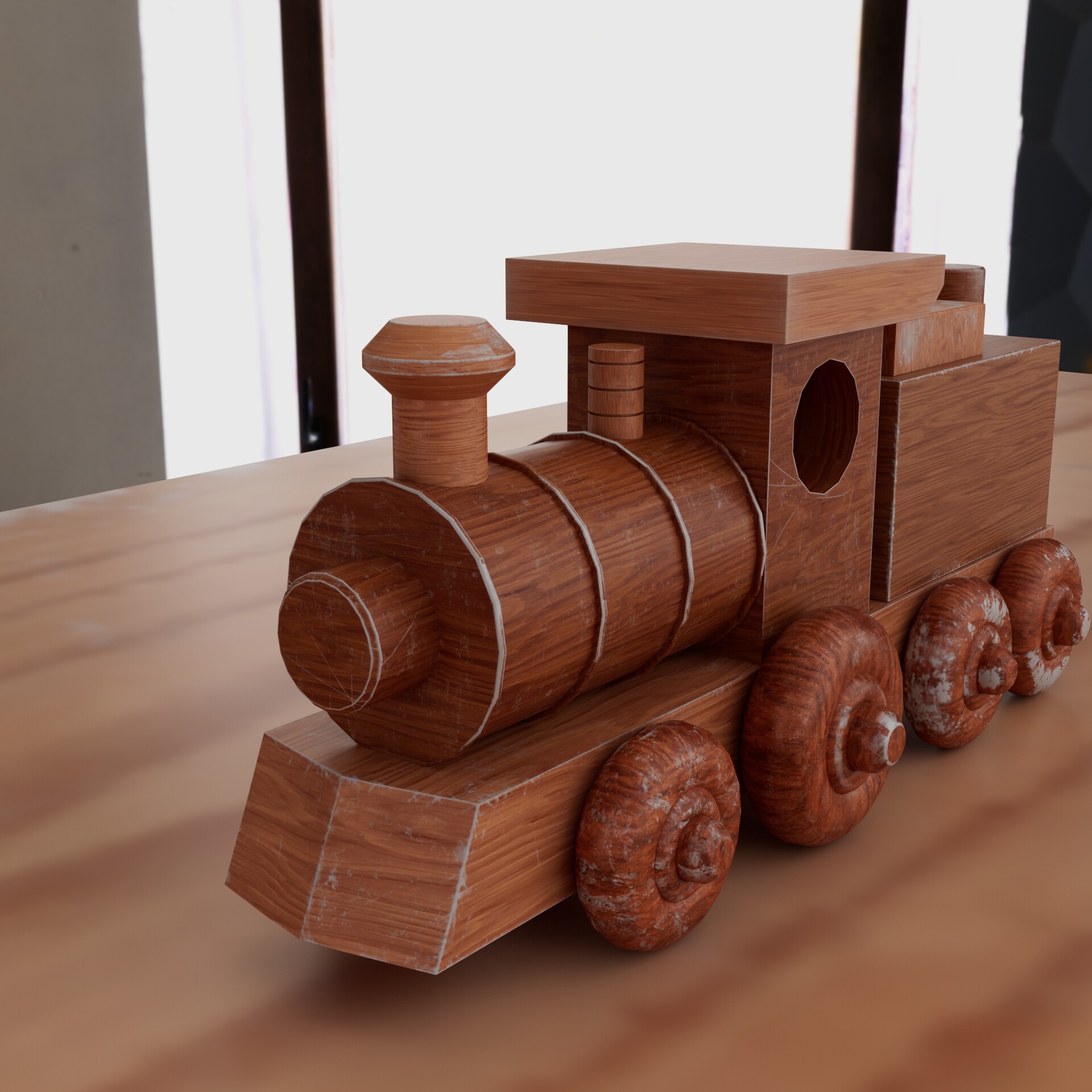 Simple cheap toy train