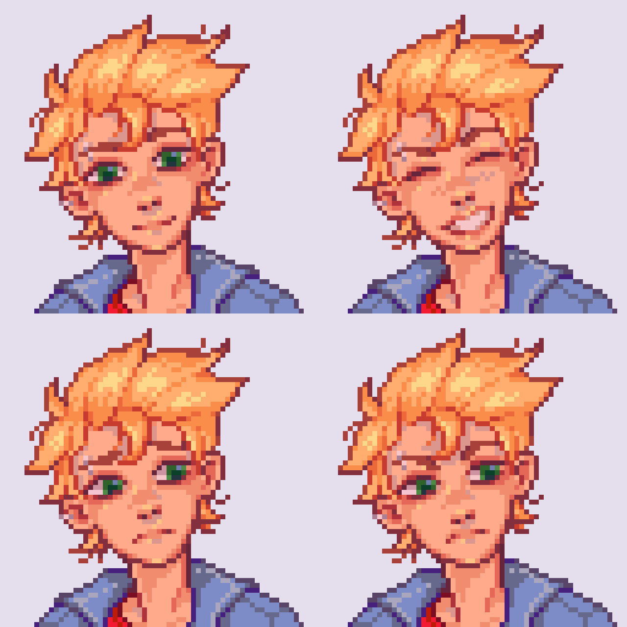 Aster Cezar - Pixel Art: Stardew Valley Portrait Mods