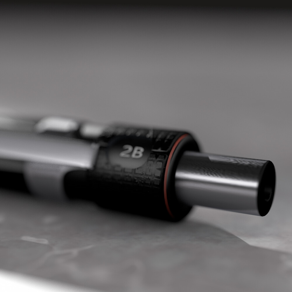 ArtStation Mechanical Pencil Study