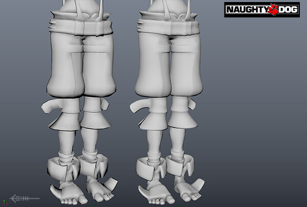 Legs, low and high res. 